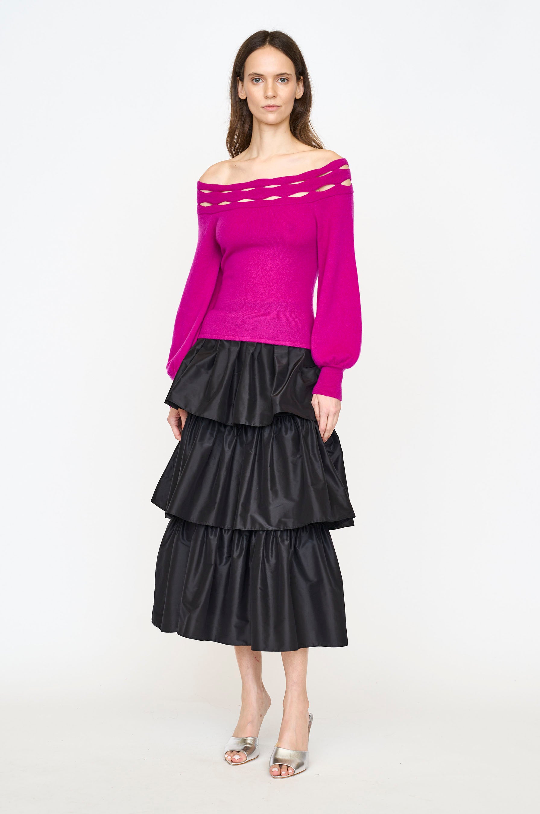 Evette Sweater - Fuchsia