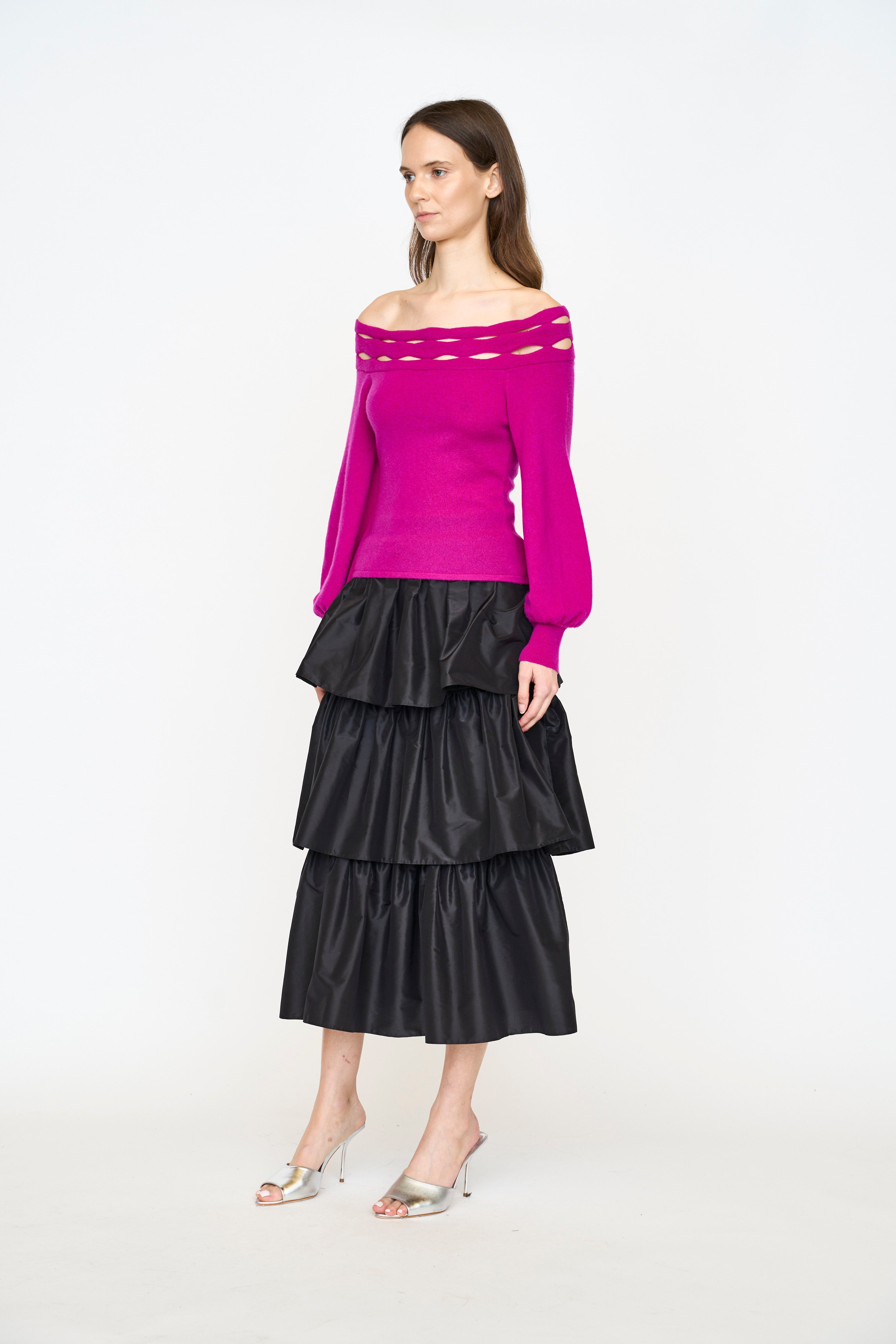 Evette Sweater - Fuchsia