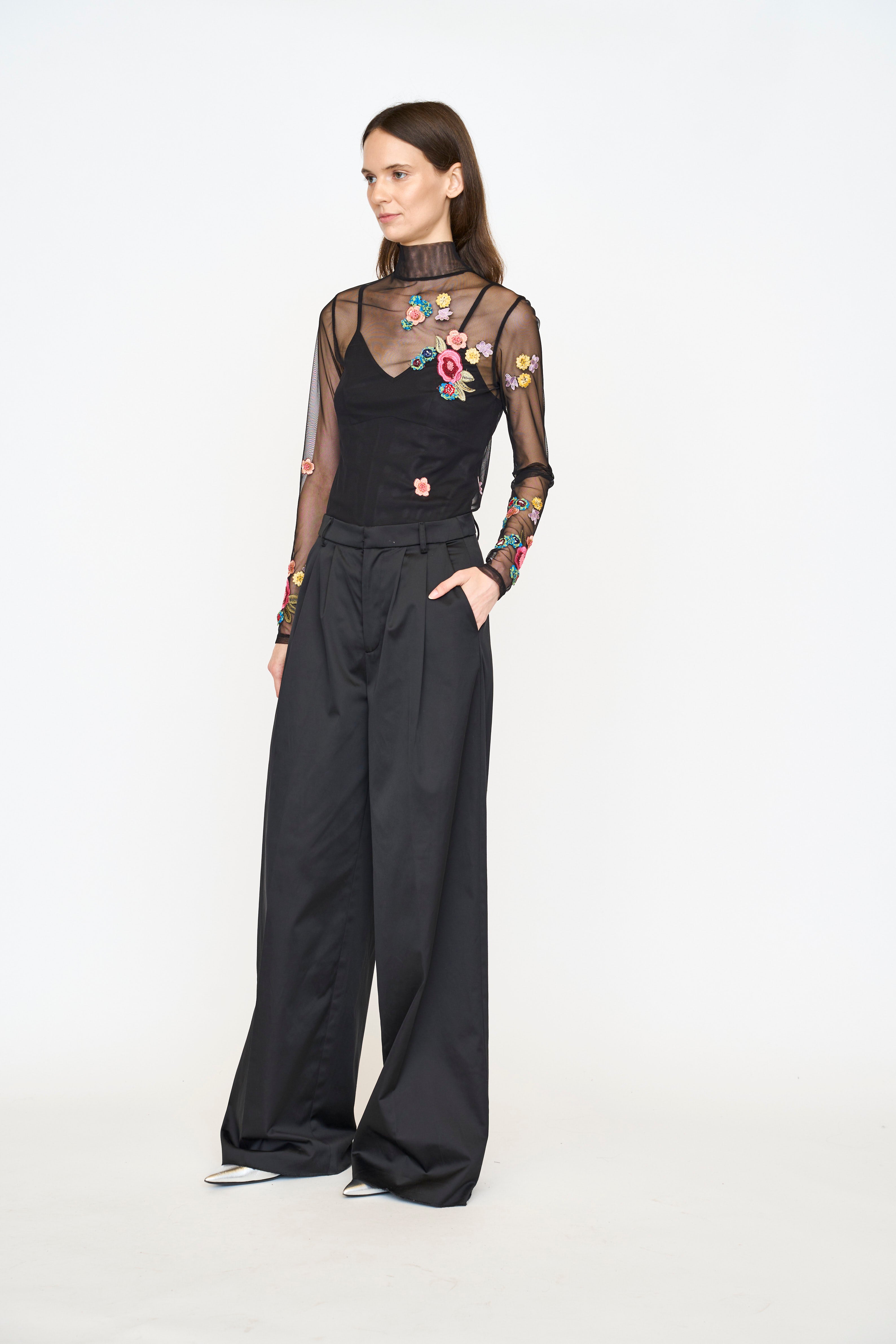 Ginny Top - Black Combo