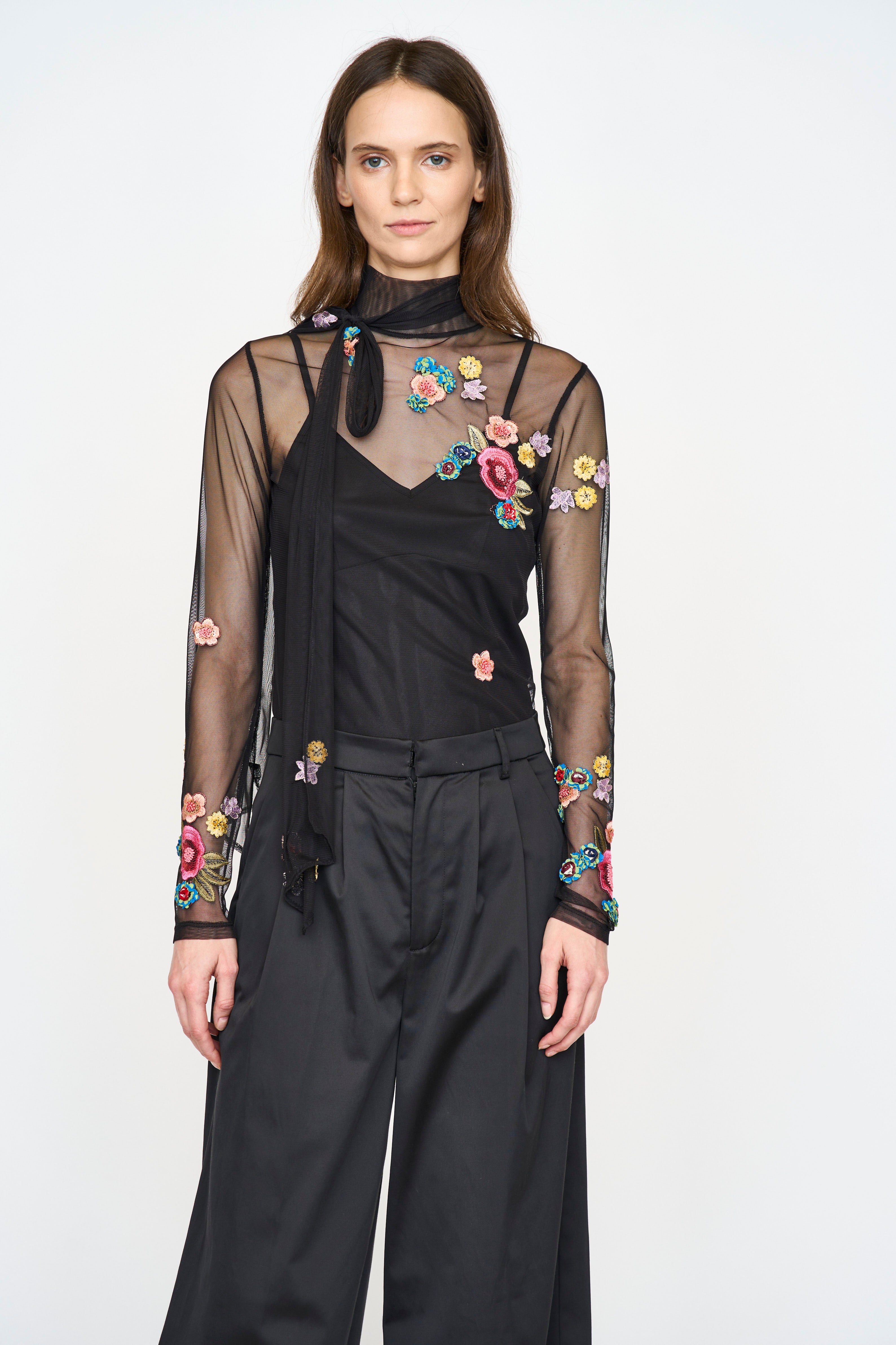 Ginny Top - Black Combo