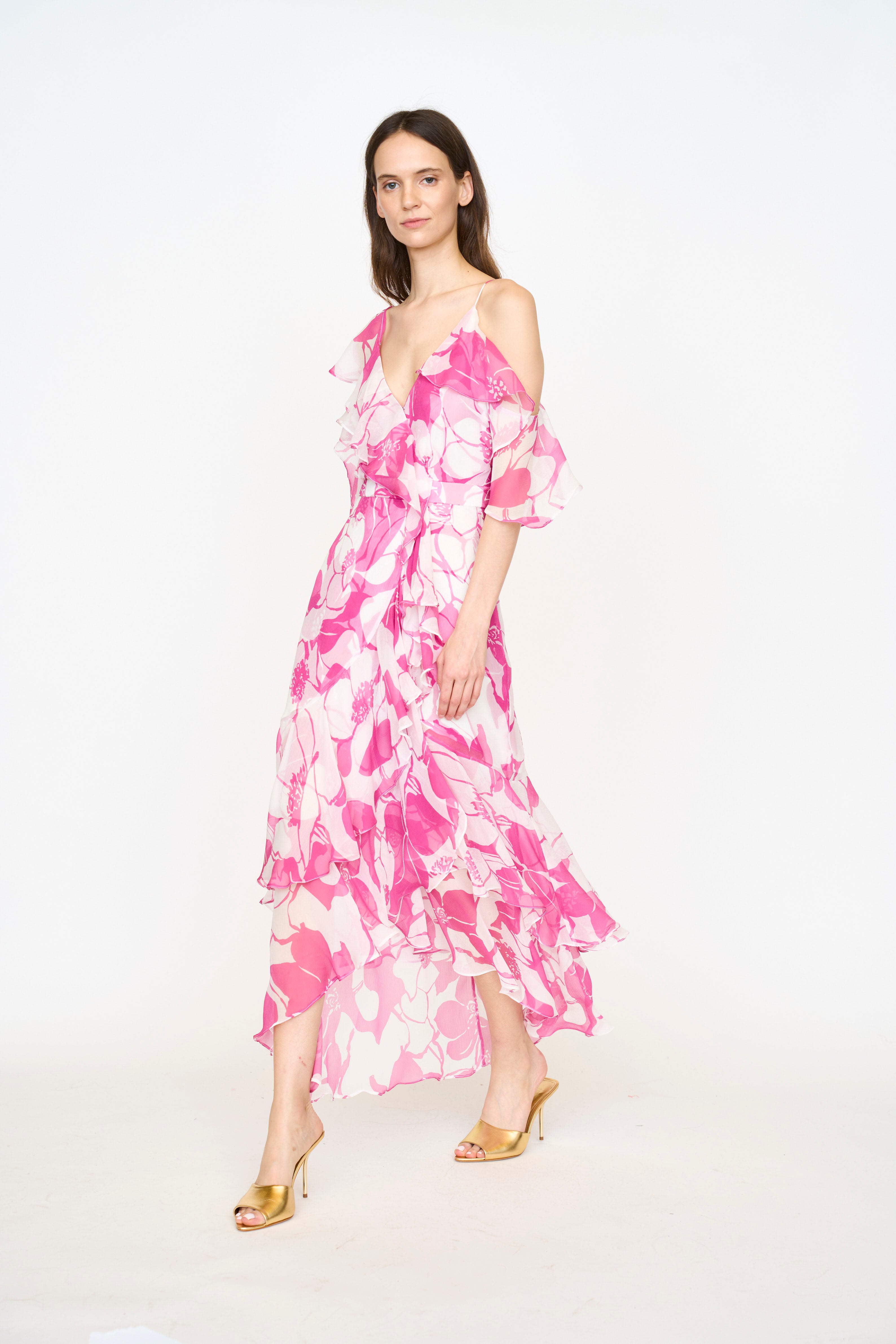 Anabelle Dress - Pink Chelsea Floral