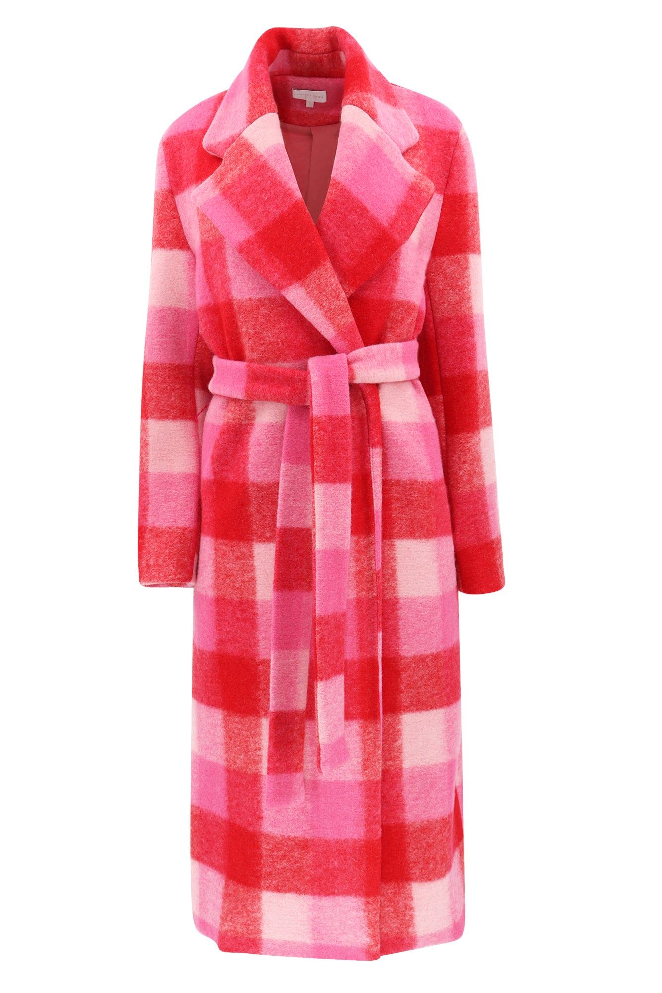 Josephine Coat - Pink Check