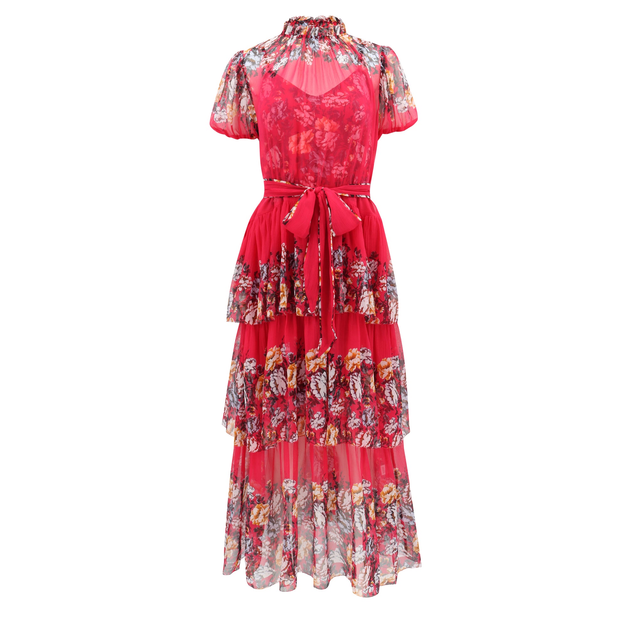 Daphne Dress - Pink Rose Bed