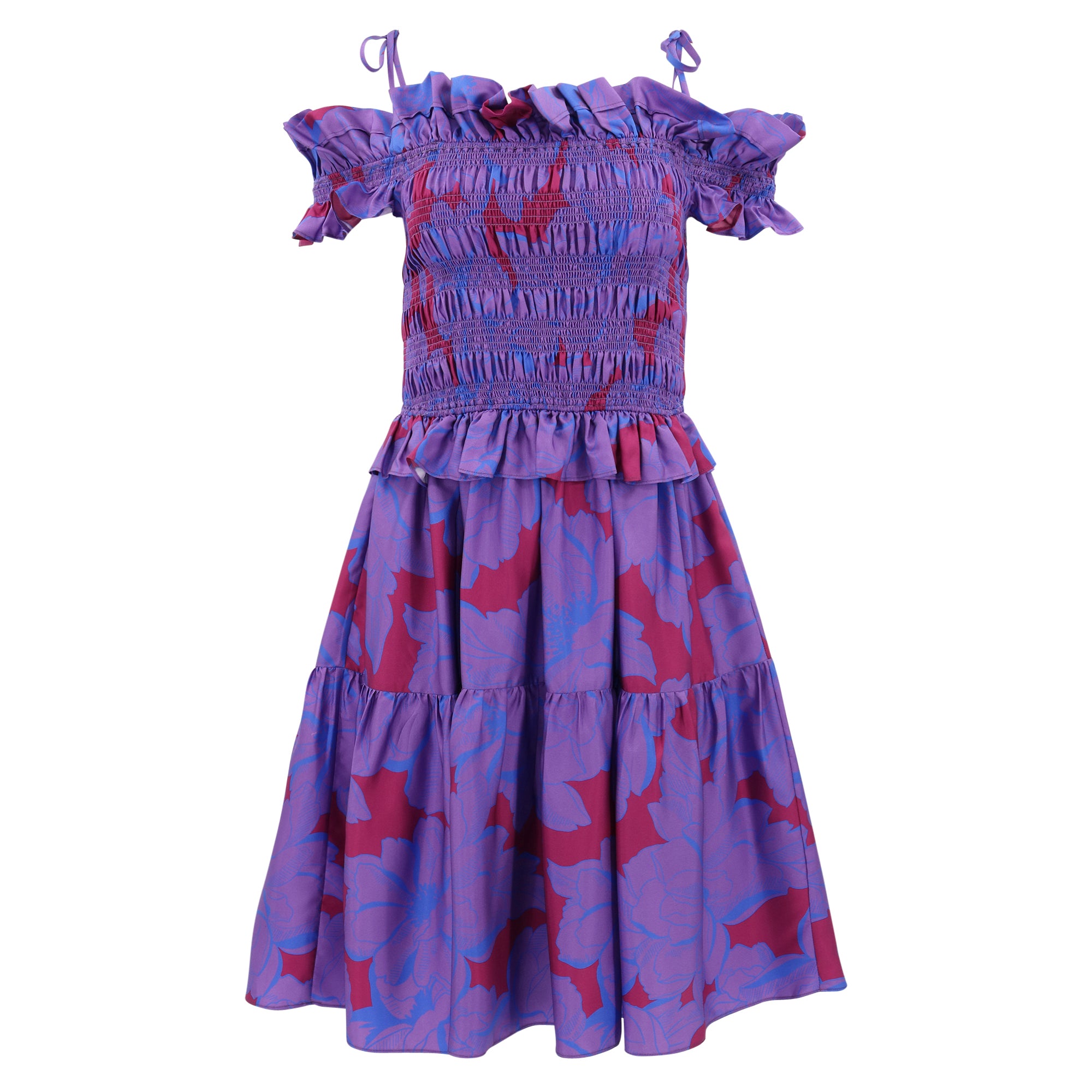 Carlotta Dress - Vibrant Bloom