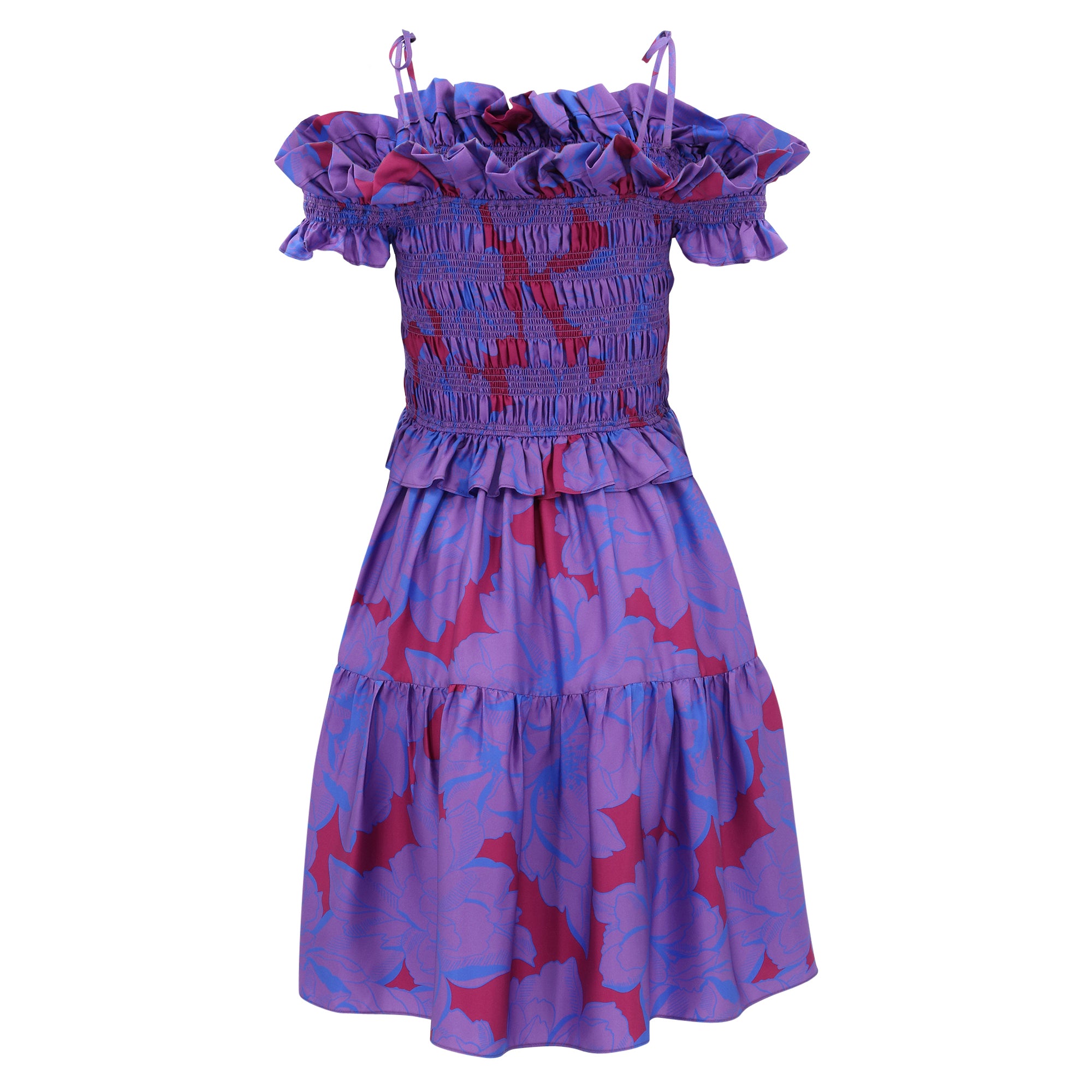 Carlotta Dress - Vibrant Bloom