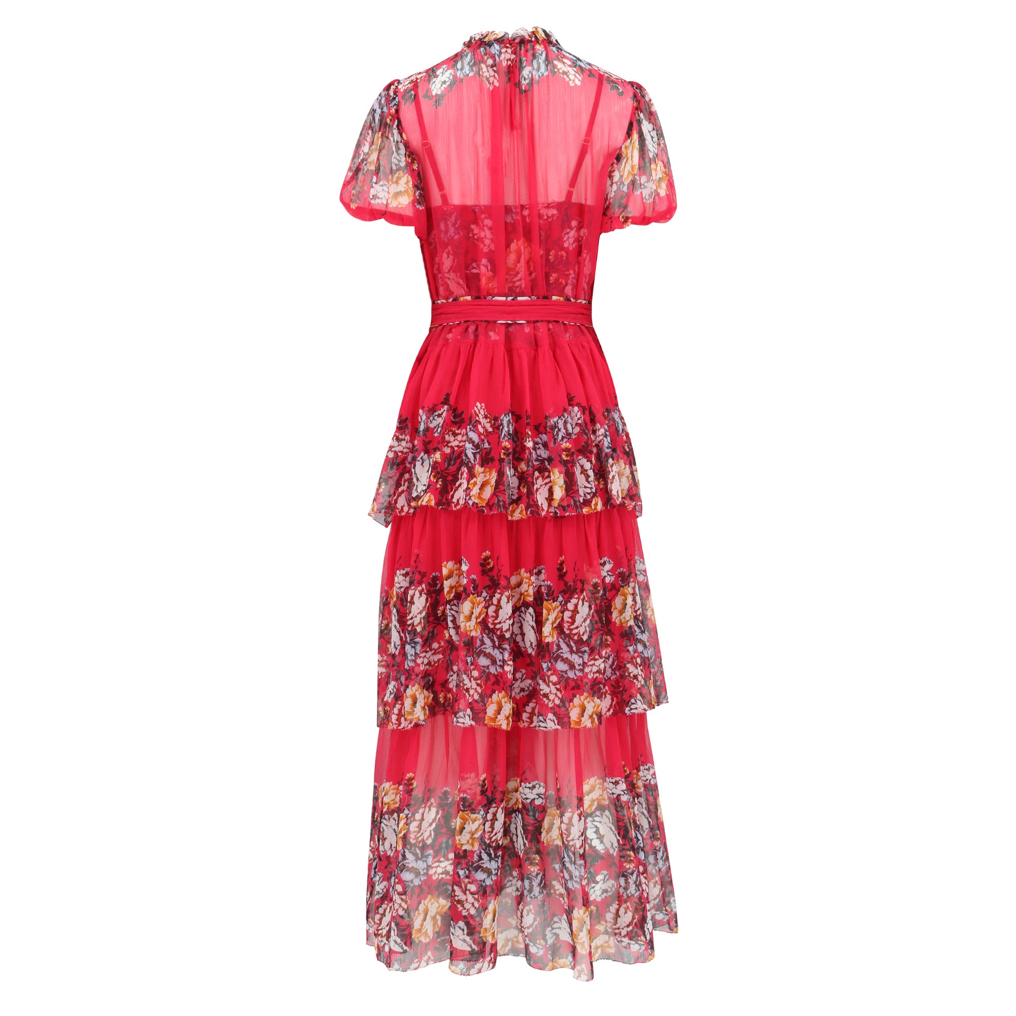 Daphne Dress - Pink Rose Bed