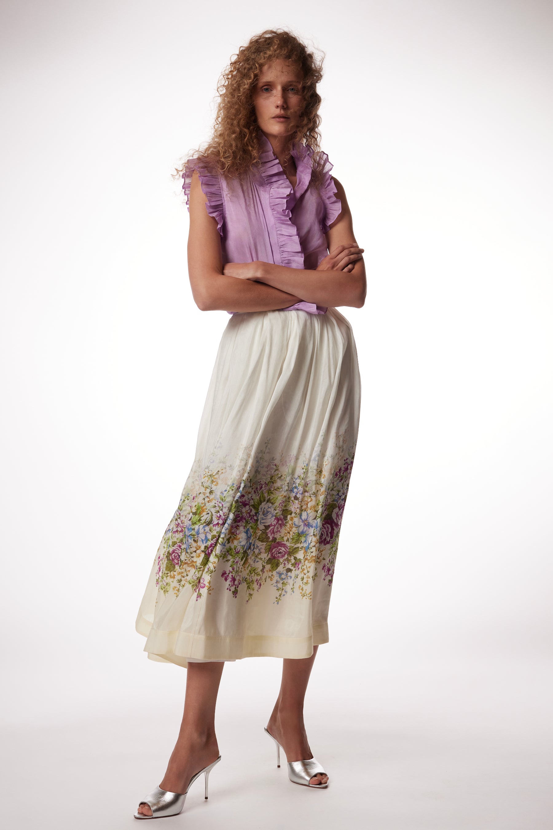 Katrina Skirt - Camellia Multi