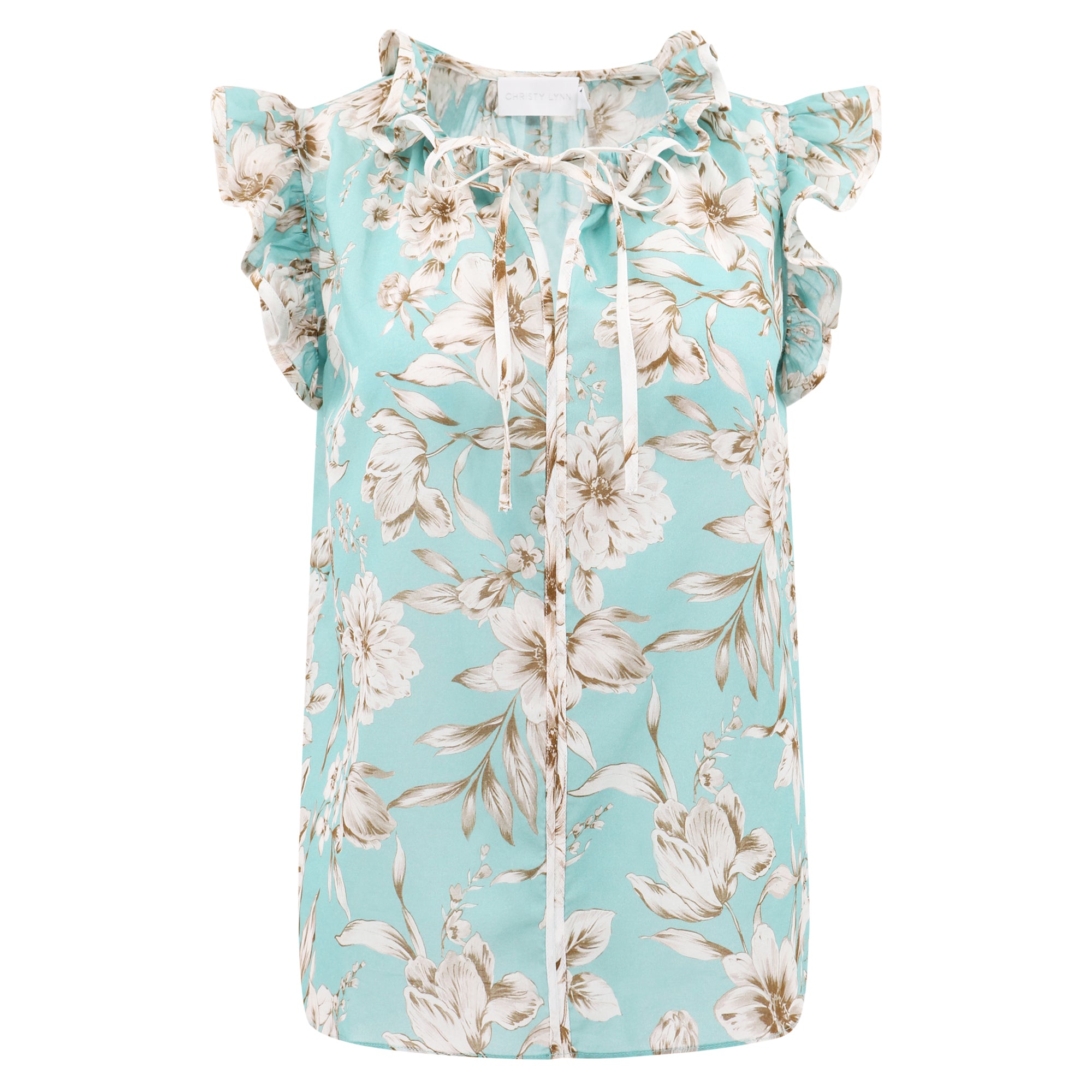 Nadya Top - Turquoise Magnolia