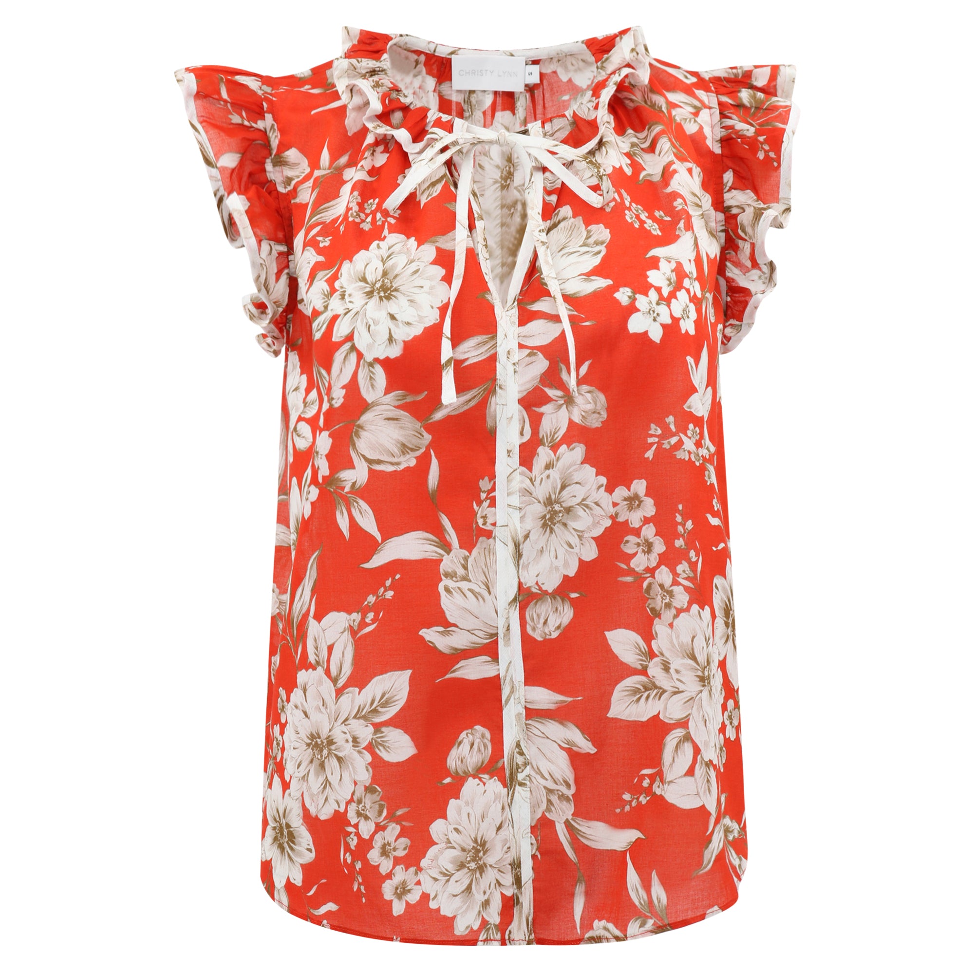 Nadya Top - Red Magnolia