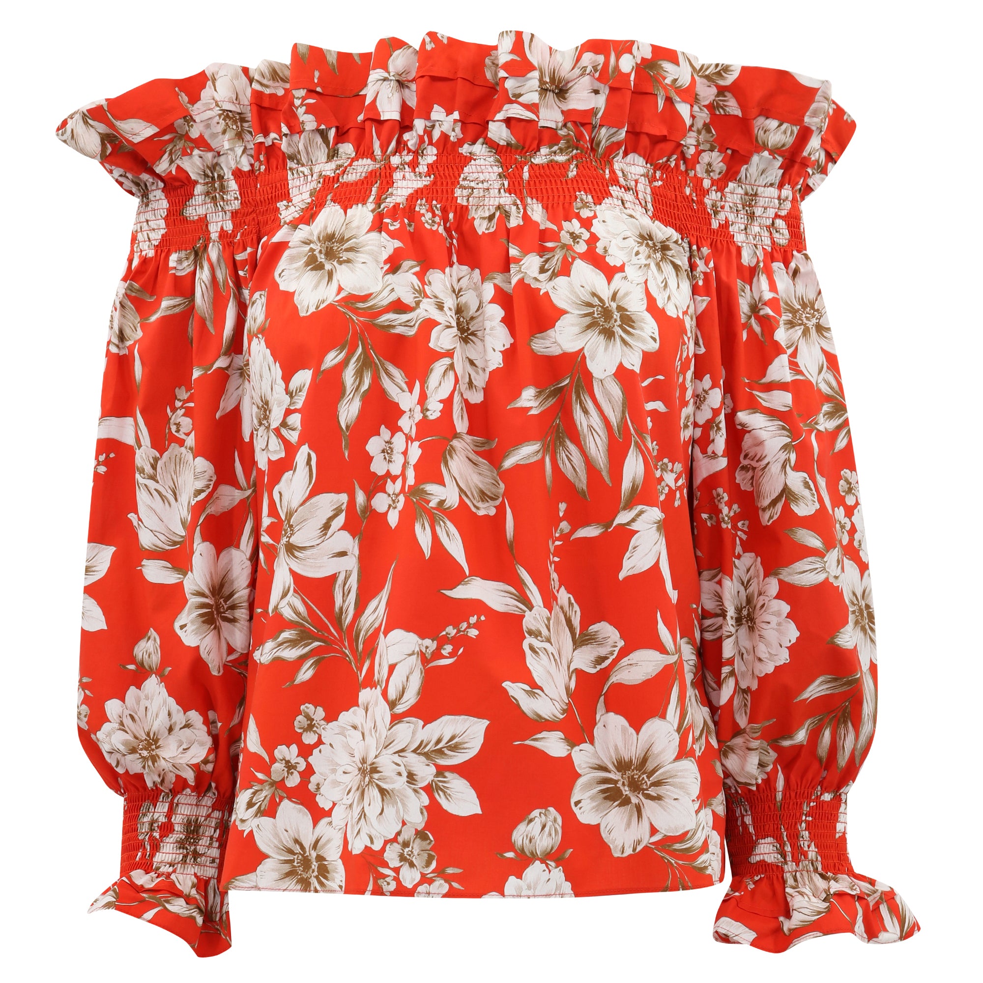 Regina Top - Red Magnolia