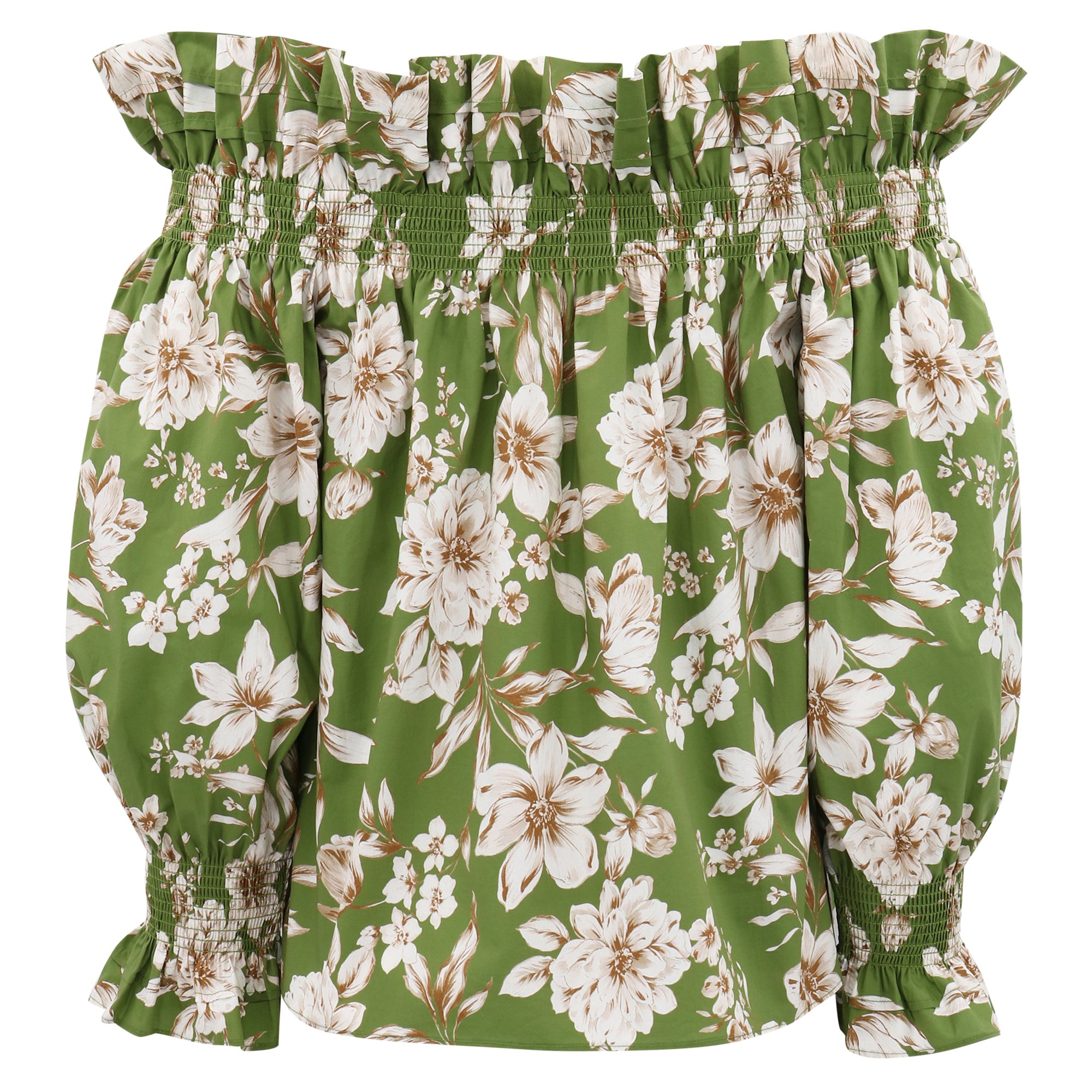 Regina Top - Green Magnolia