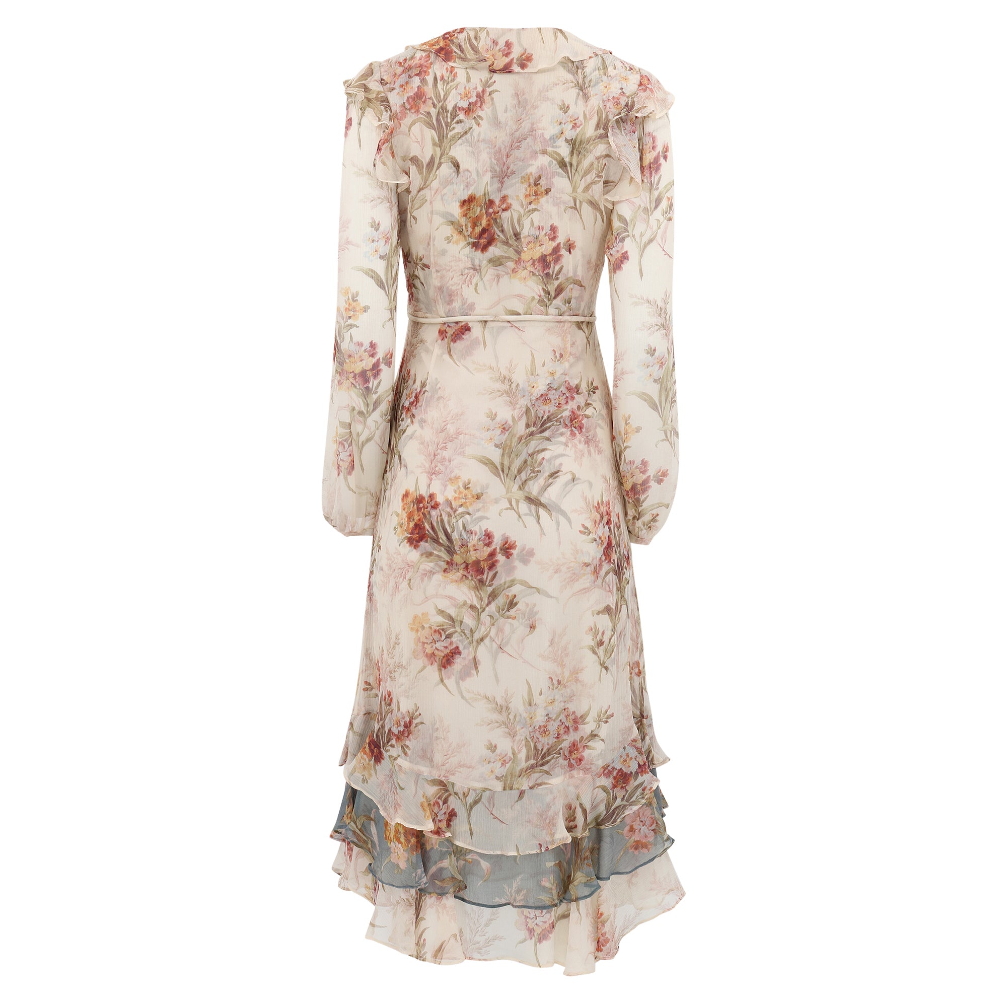 Violet Dress - Ivory Brocade