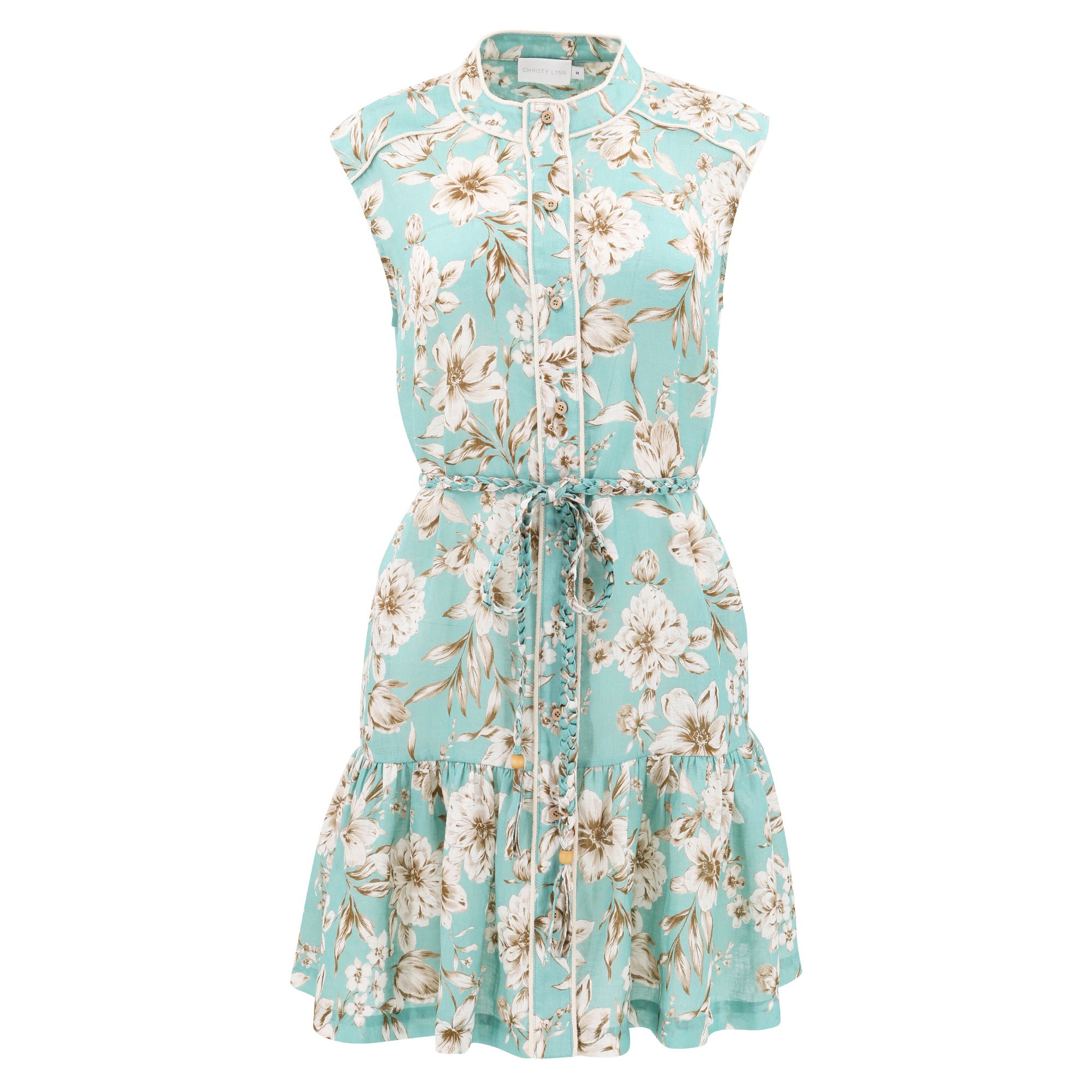 Lucie Dress - Turquoise Magnolia