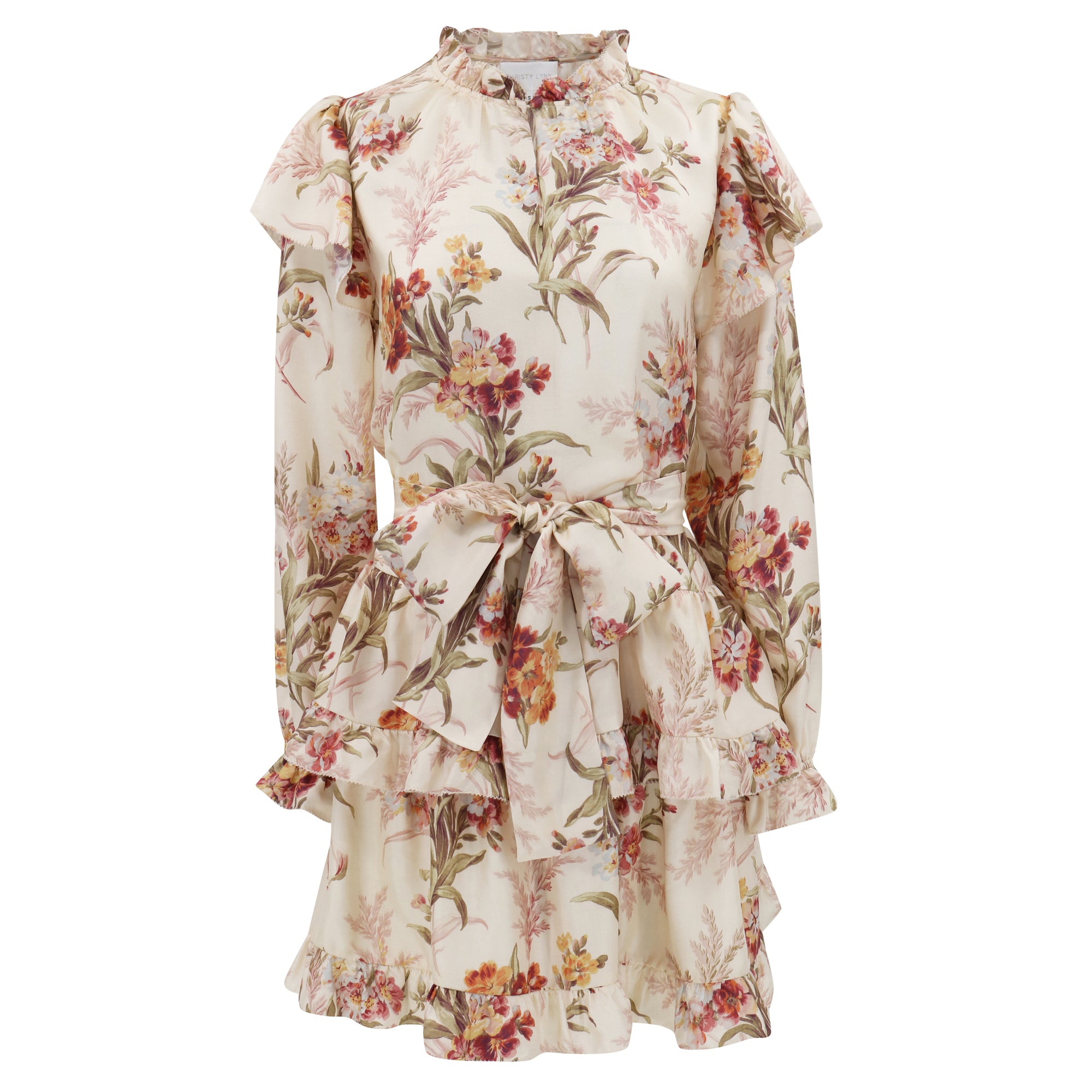 Jenifer Dress - Ivory Brocade