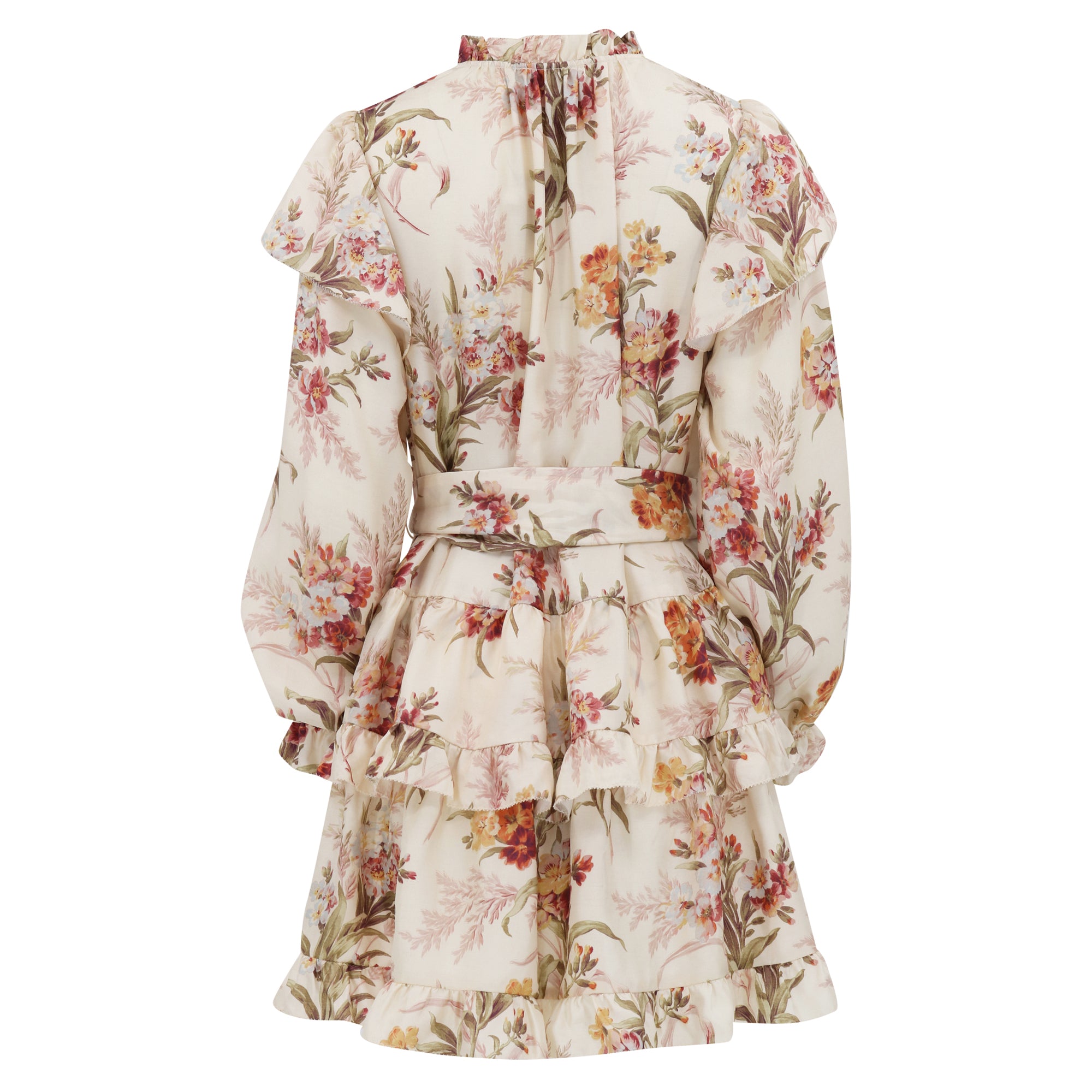 Jenifer Dress - Ivory Brocade