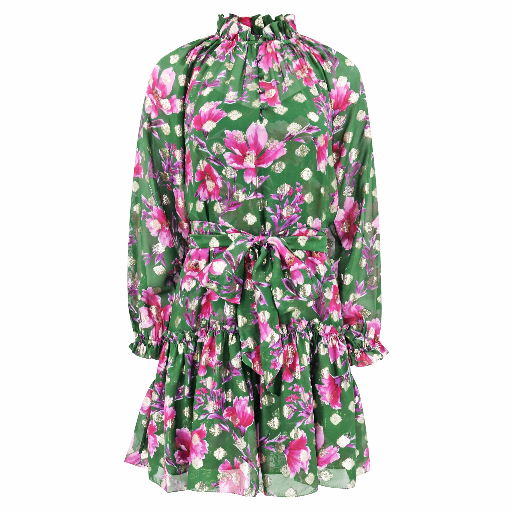 Jenny Dress - Pink Poinsettia