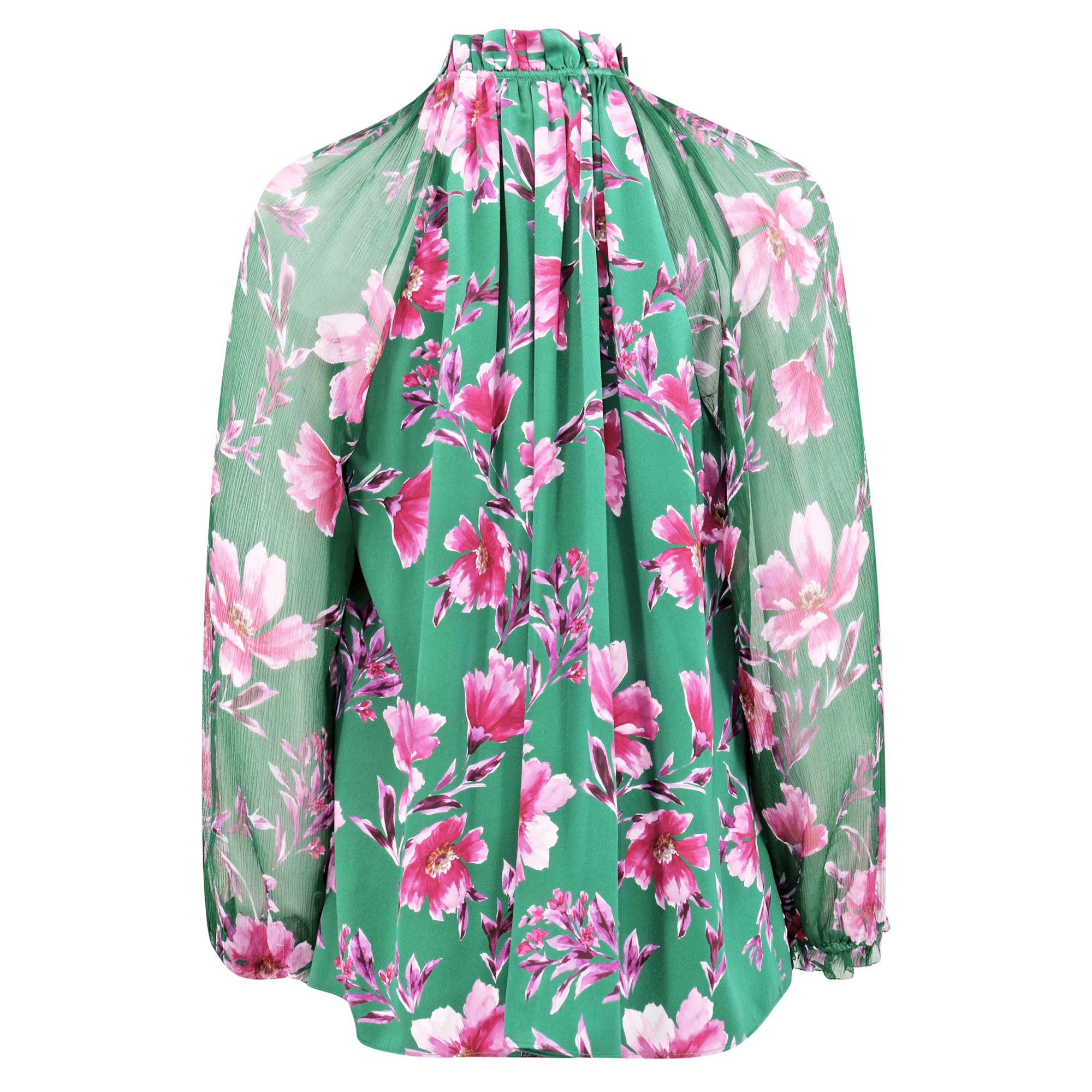Karla Blouse - Pink Poinsettia