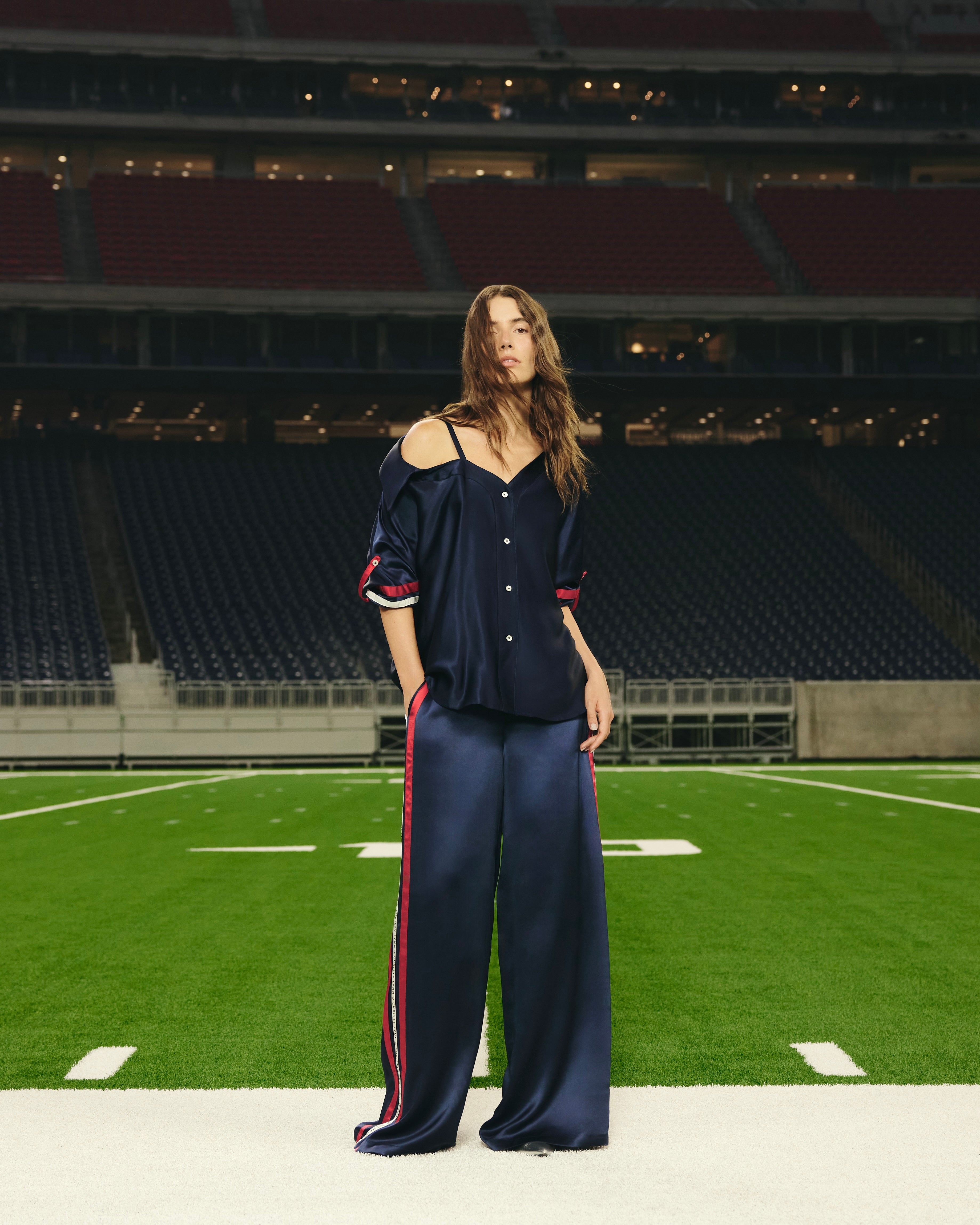 Texans Marta Pant - Deep Steel Blue