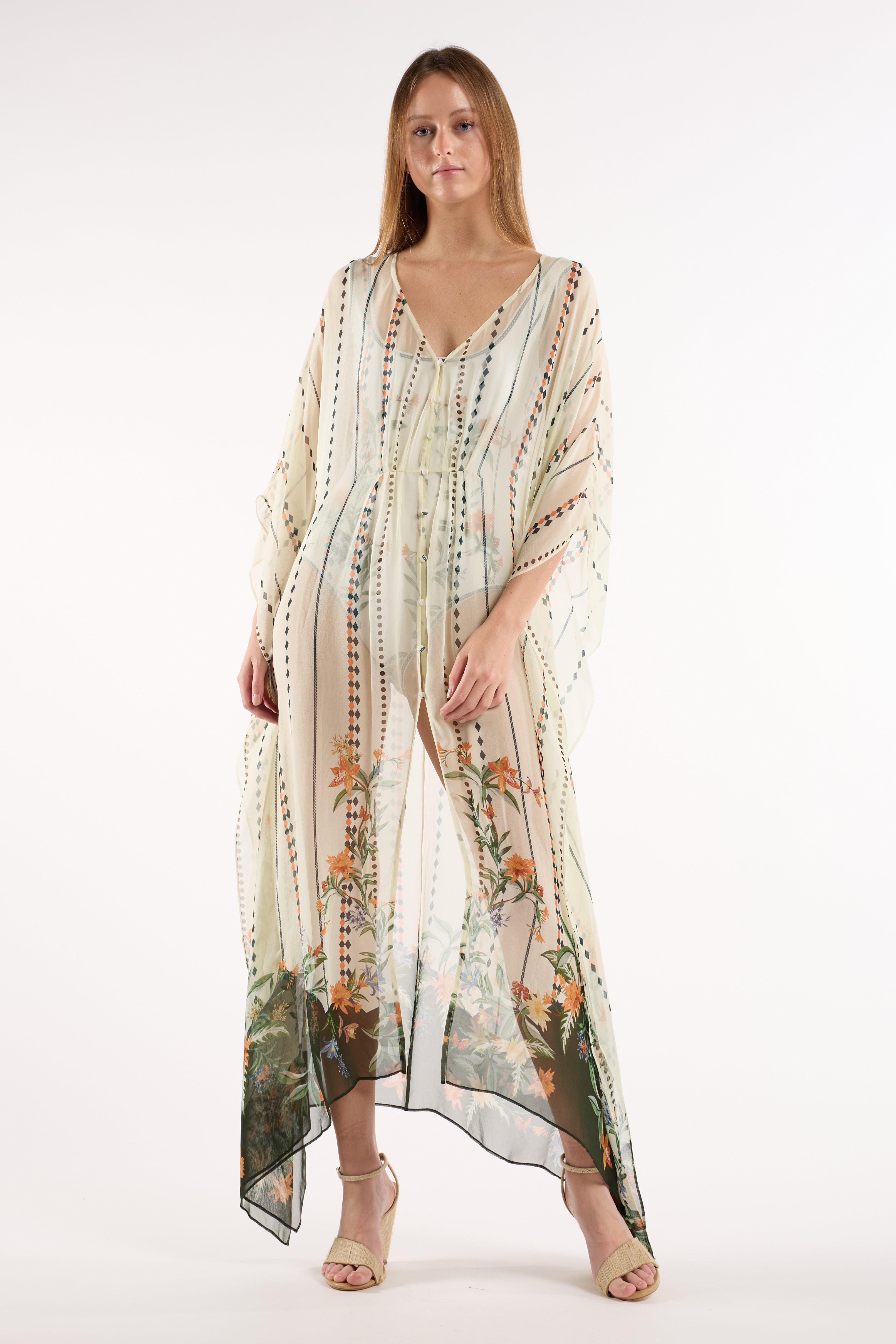 Zia Kaftan - Botanica Ivory