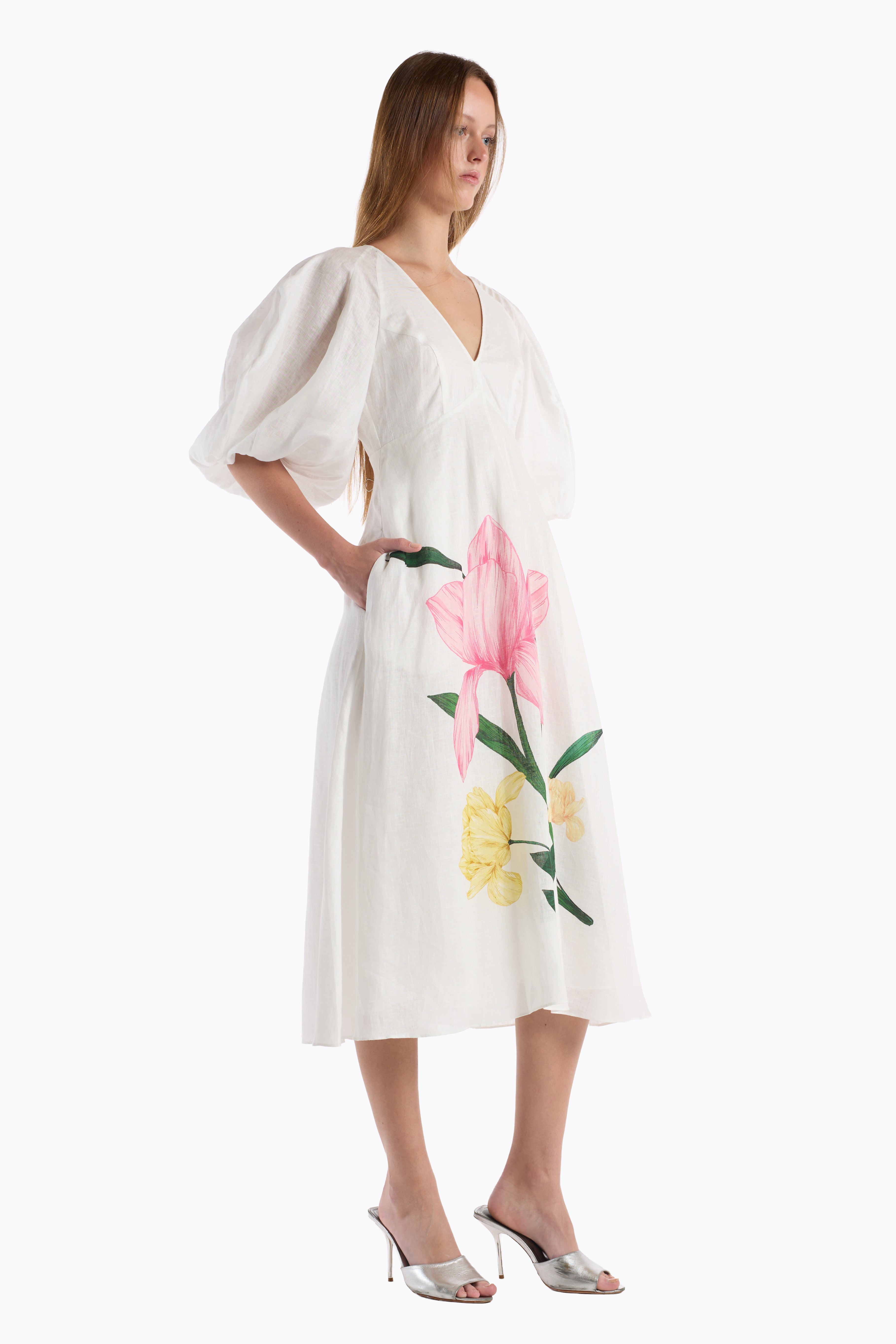 Sabrina Dress - Cote White