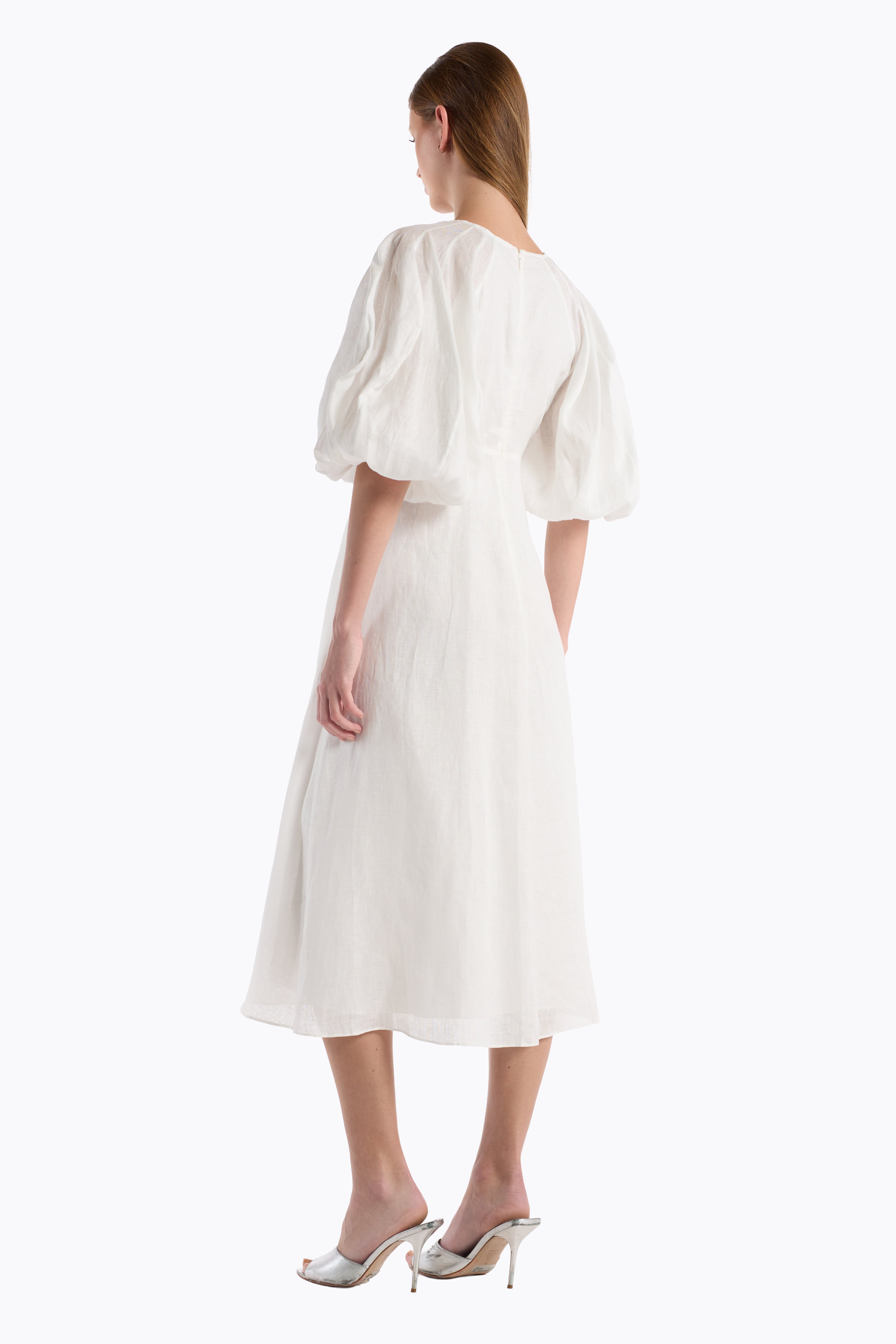 Sabrina Dress - Cote White