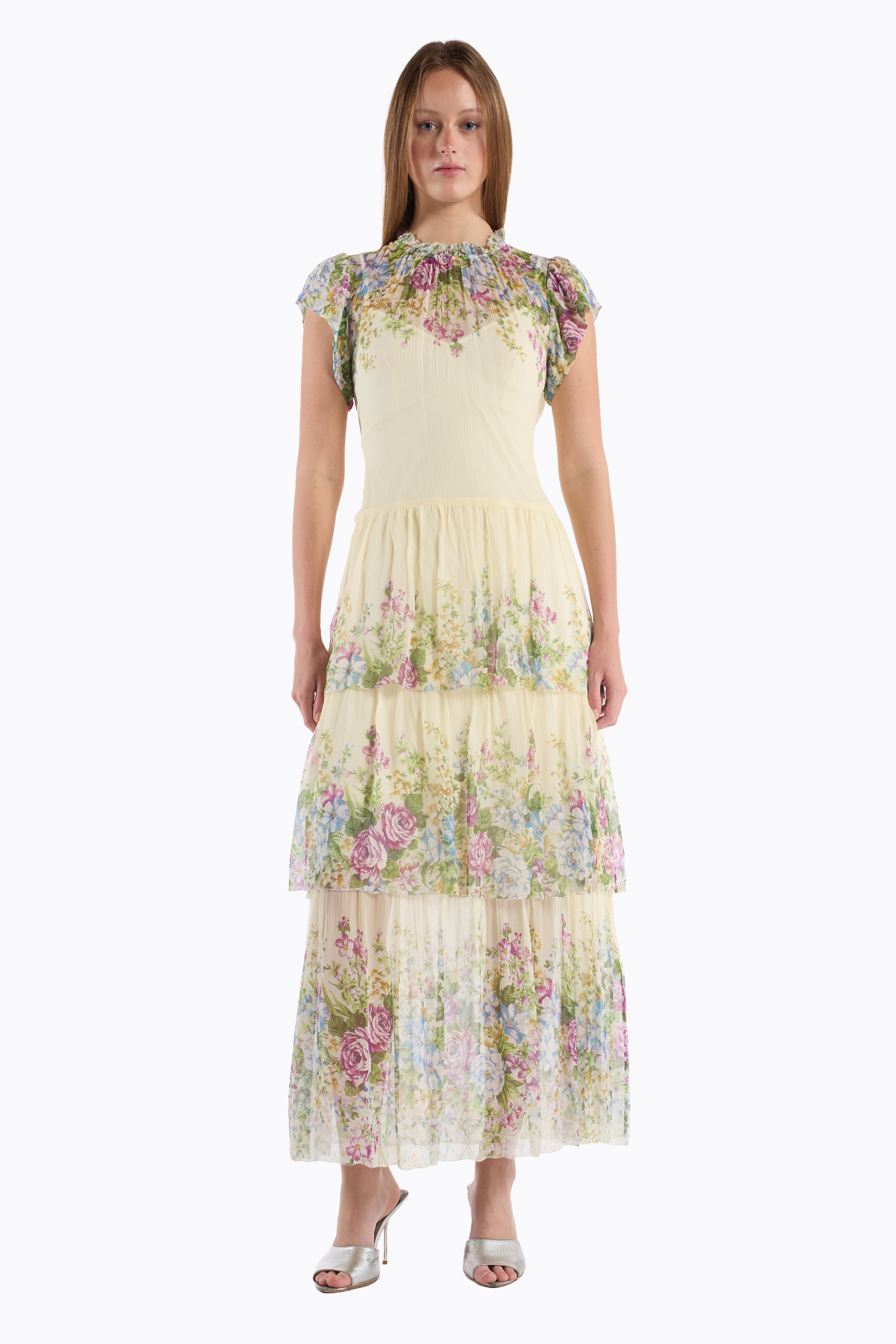 Lysette Dress - Camellia Multi