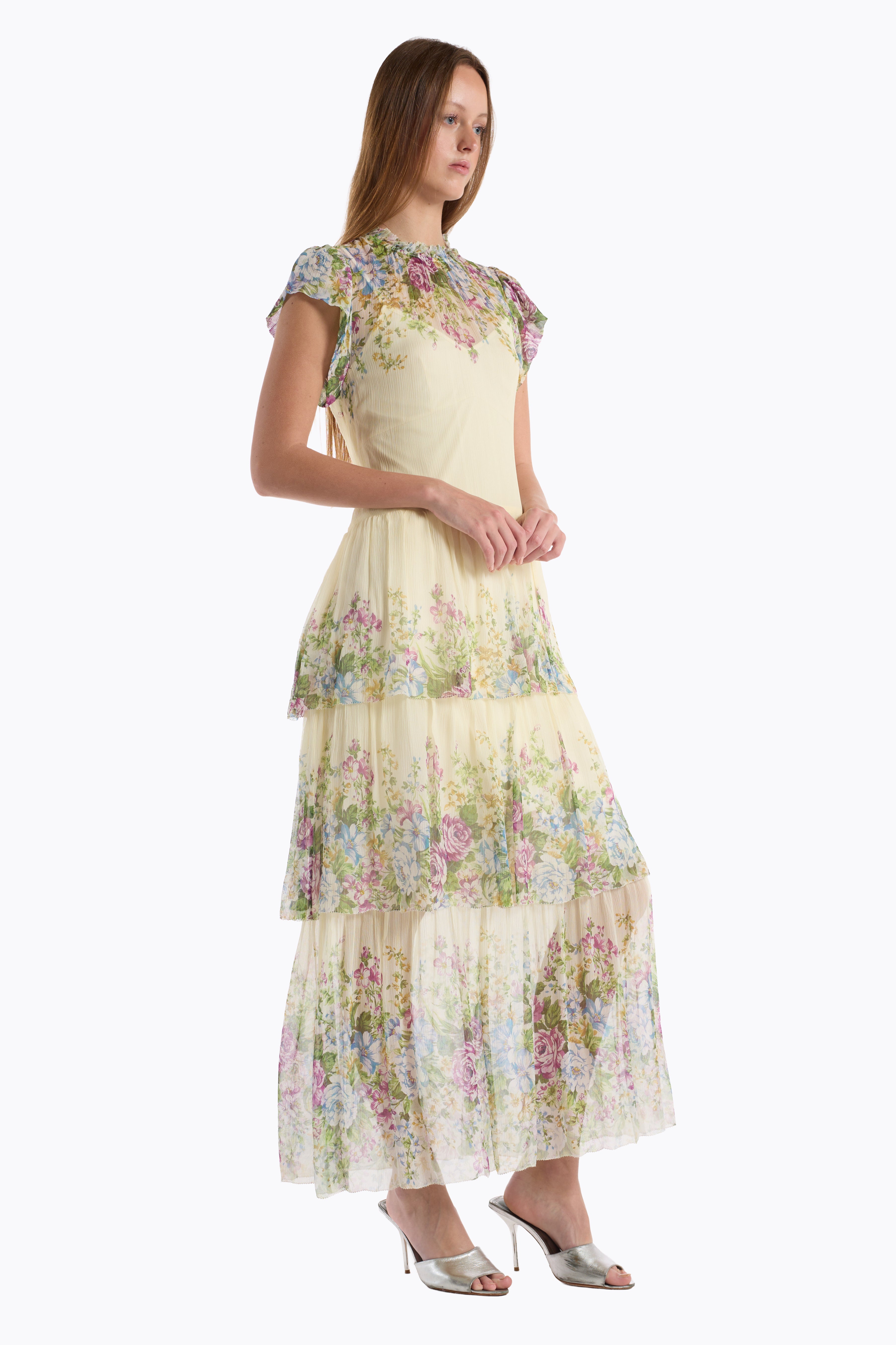 Lysette Dress - Camellia Multi