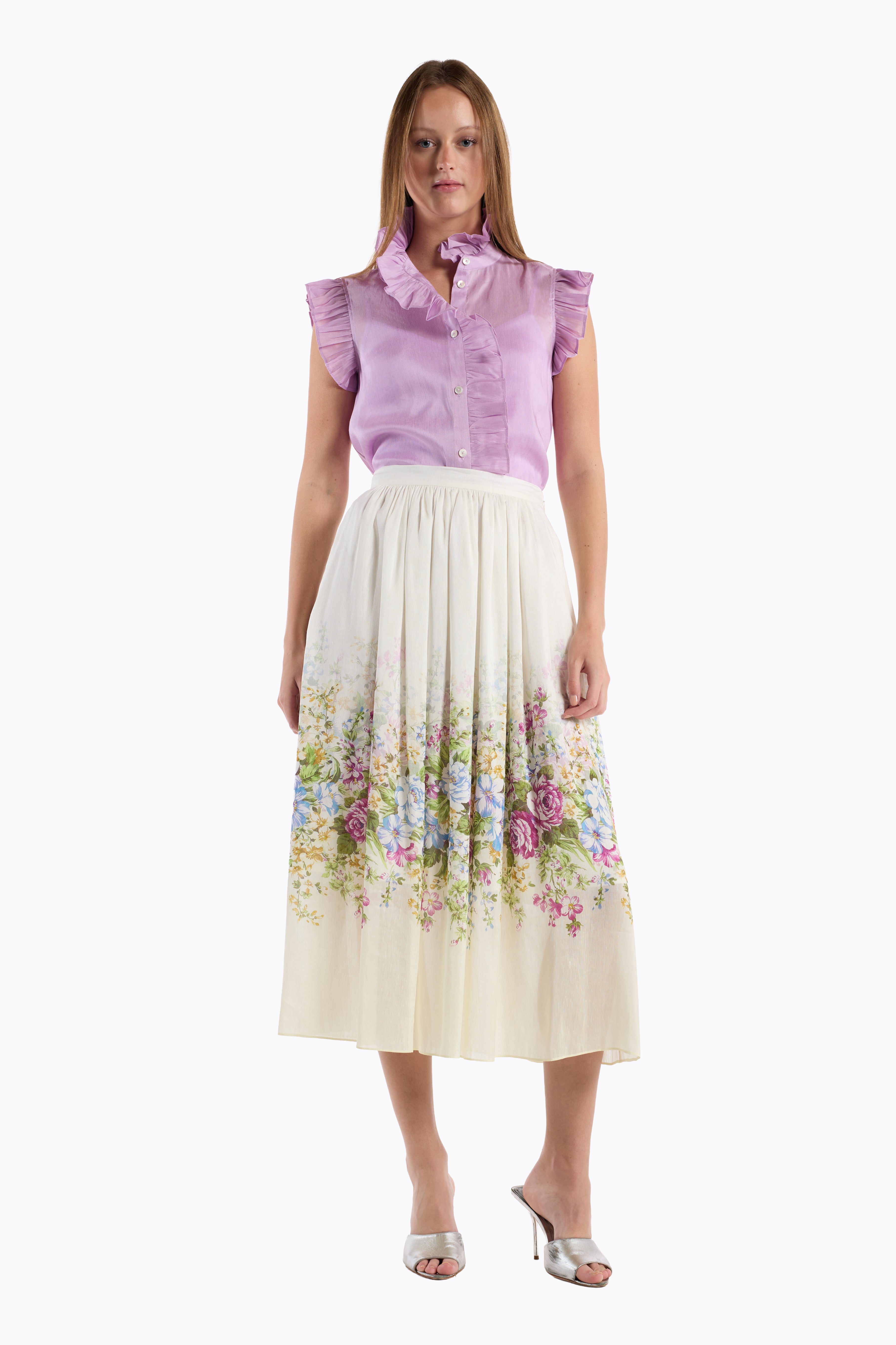 Katrina Skirt - Camellia Multi