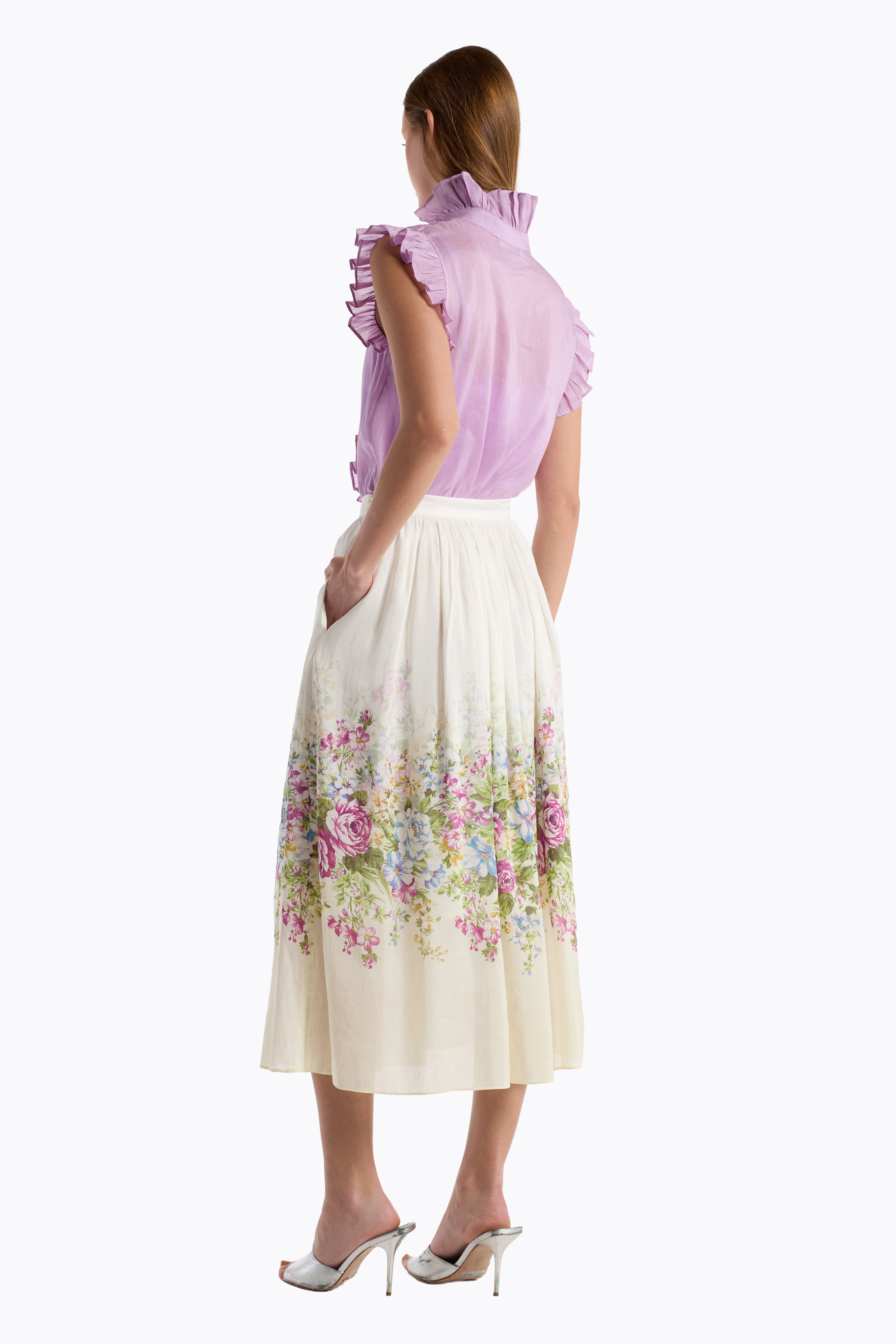 Katrina Skirt - Camellia Multi