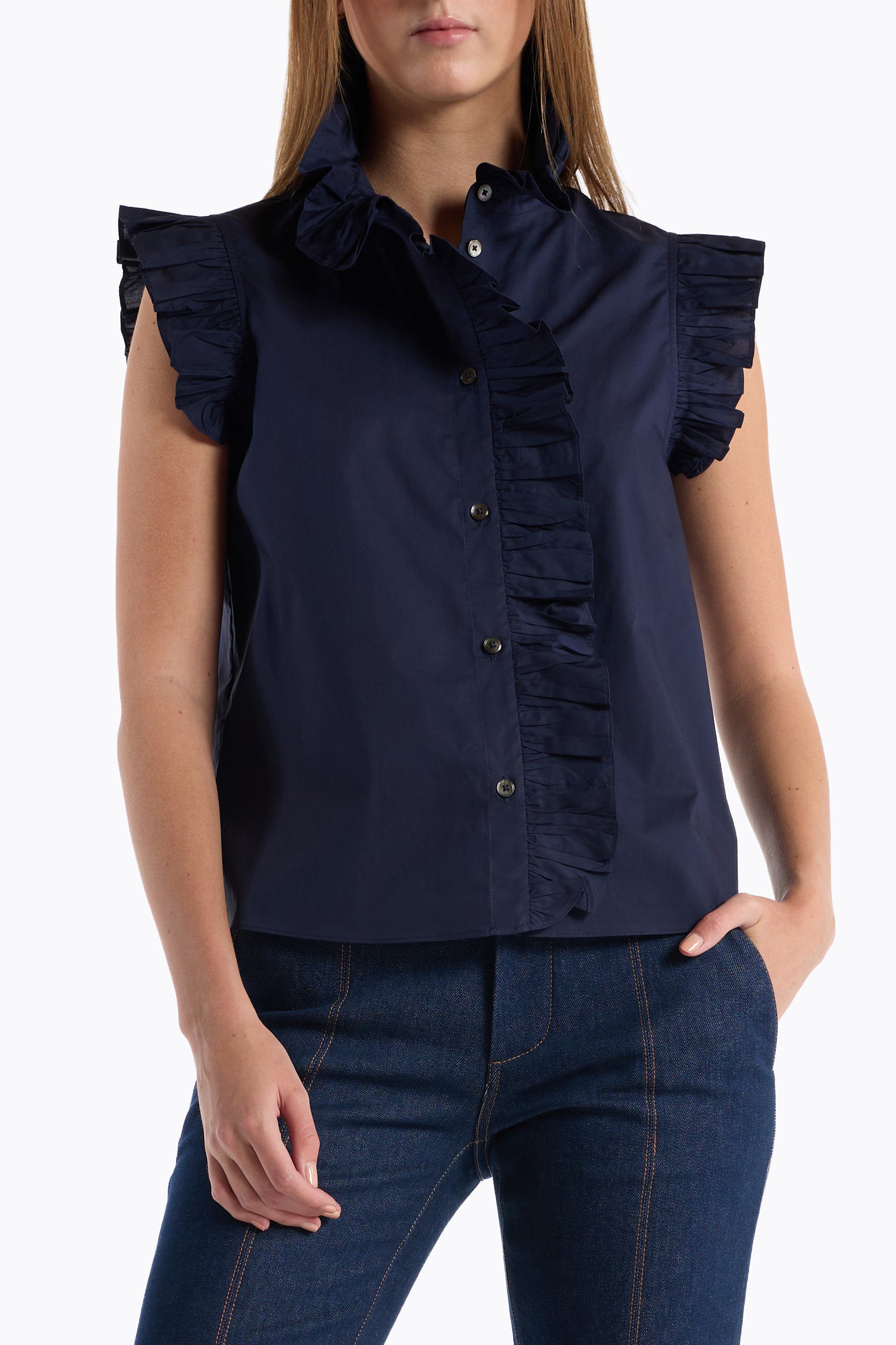 Marfa Top - Navy