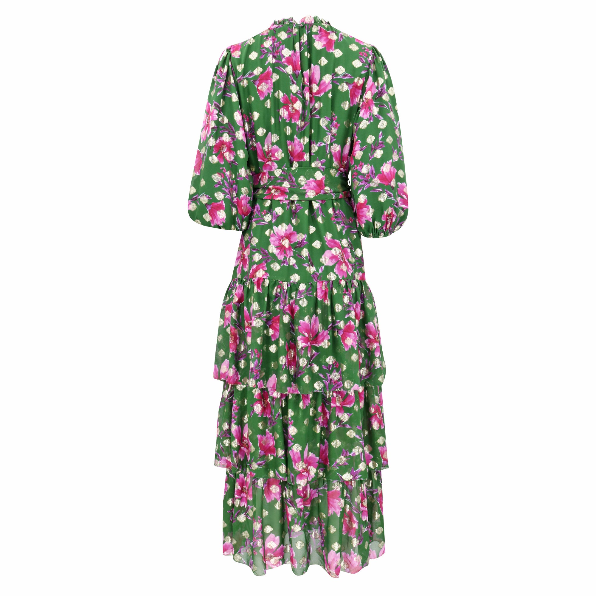 Sara Dress - Pink Poinsettia