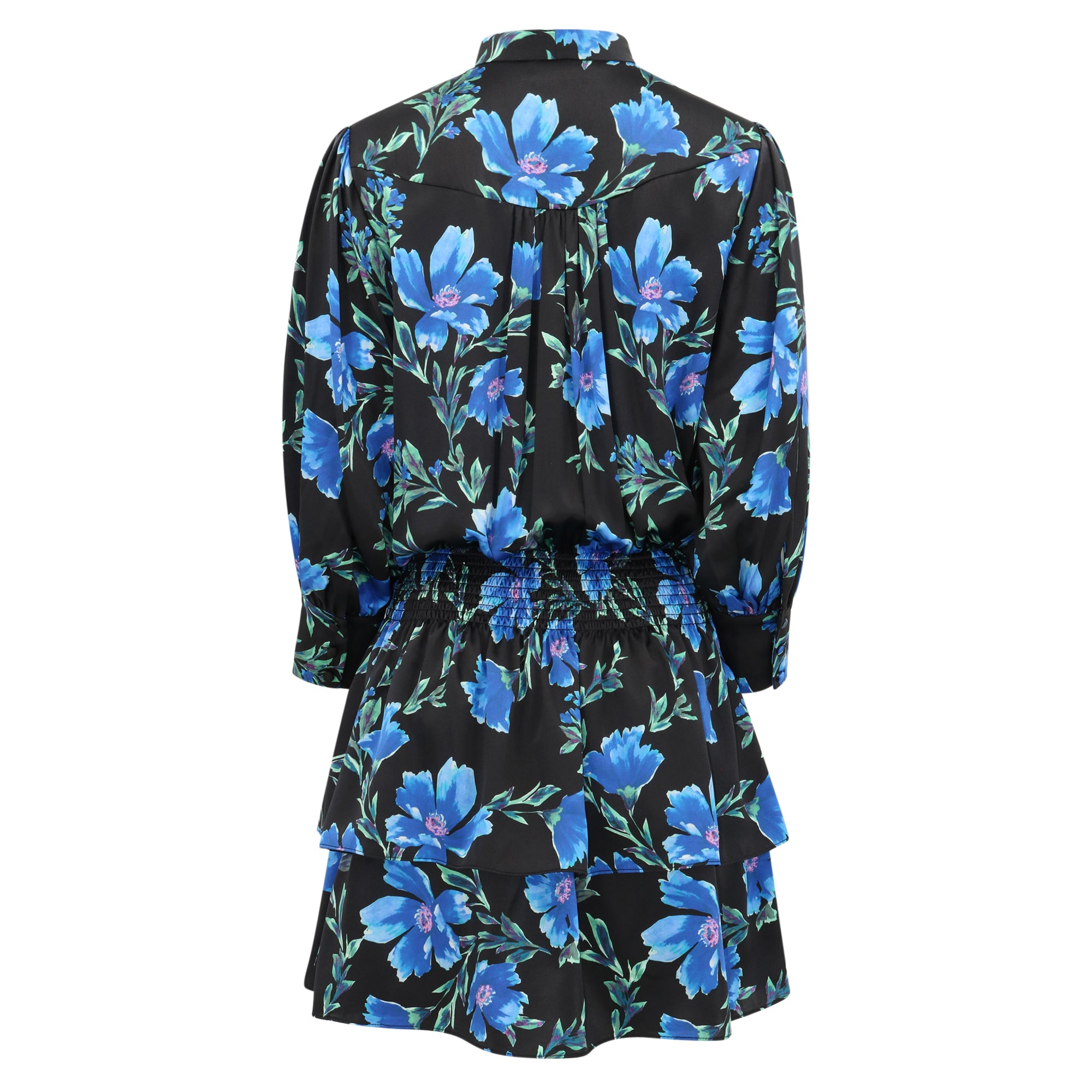 Sutton Dress - Sapphire Poinsettia