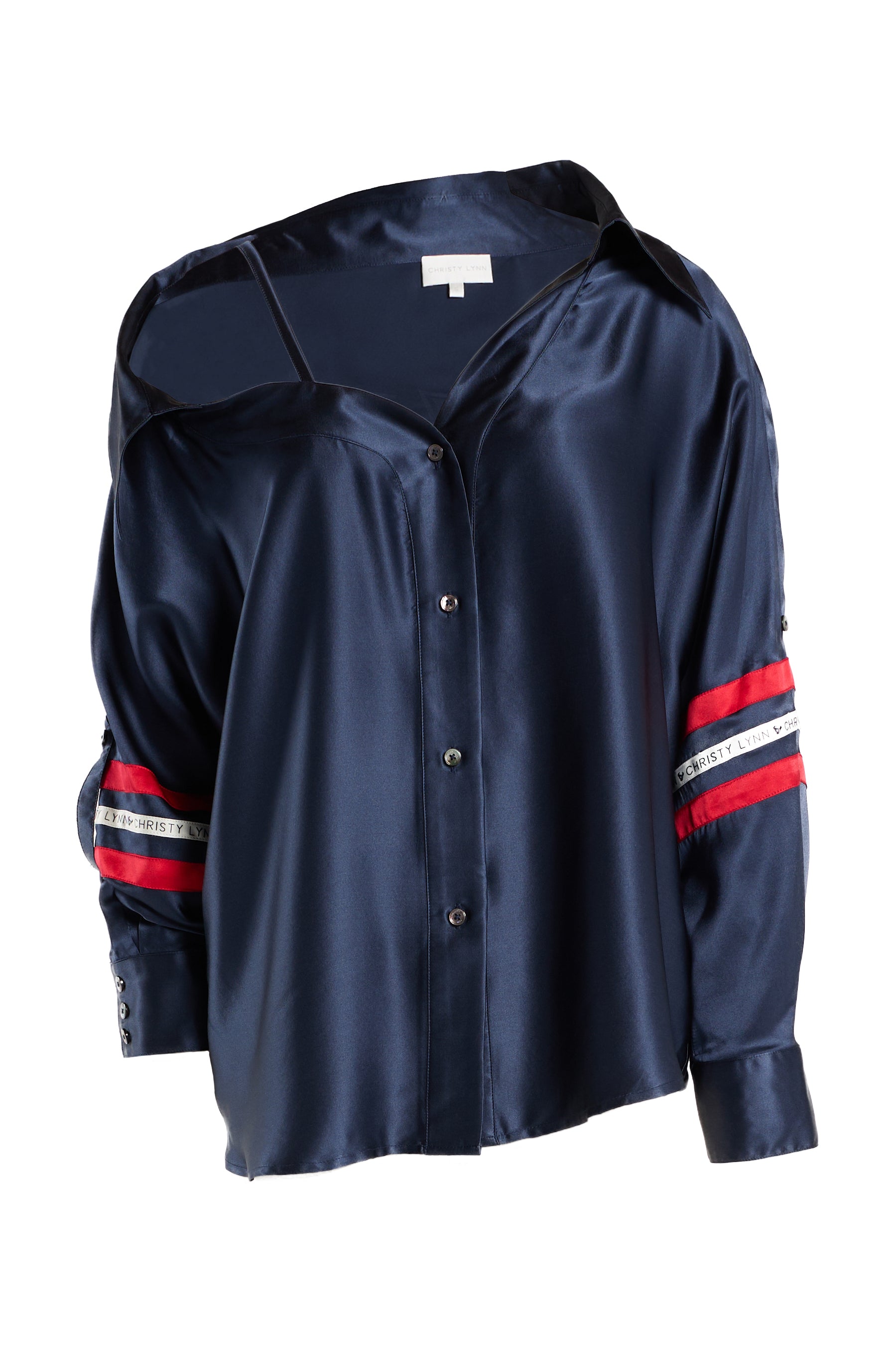 Texans Dasha Top - Deep Steel Blue