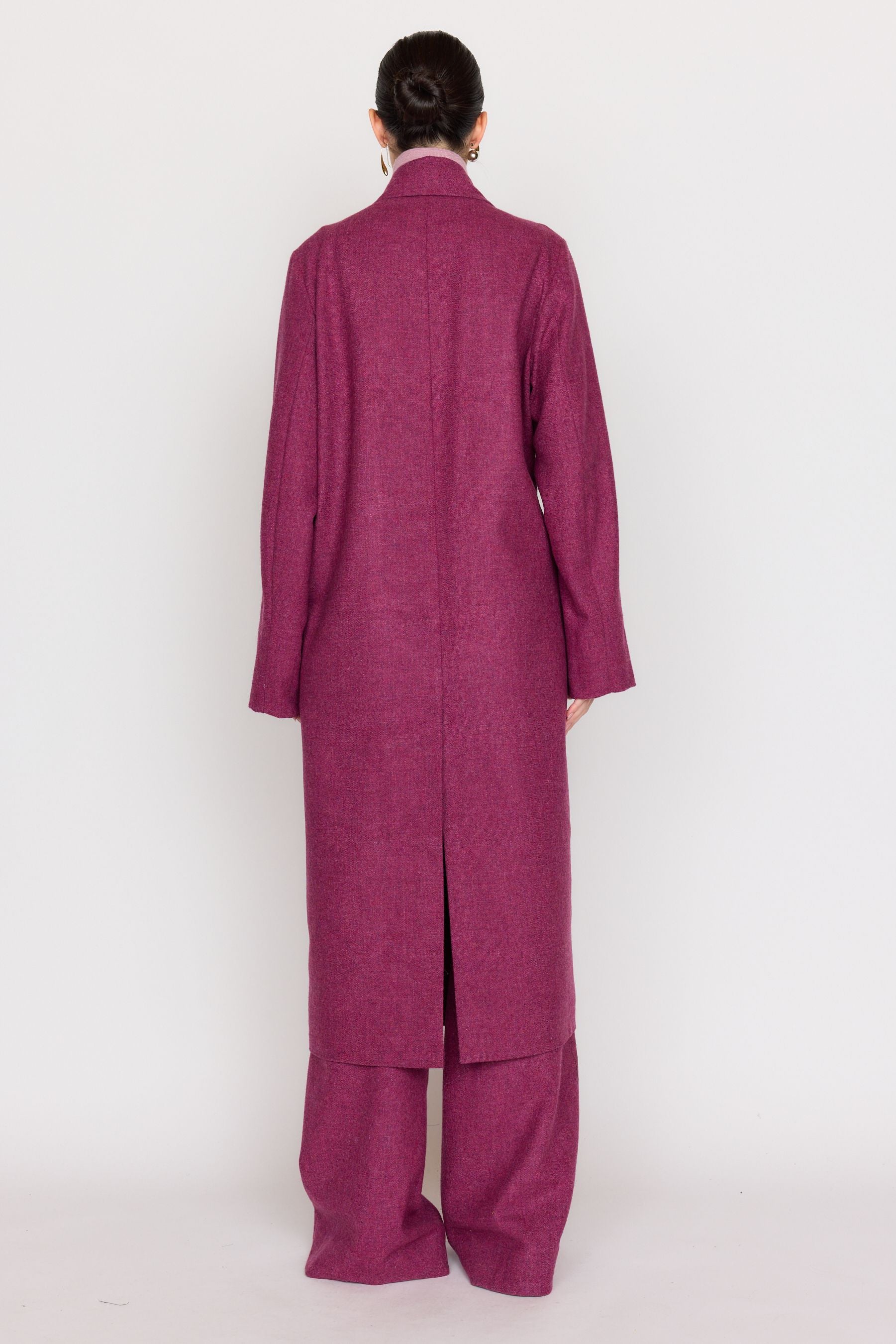 Josephine Coat - Pink Tweed