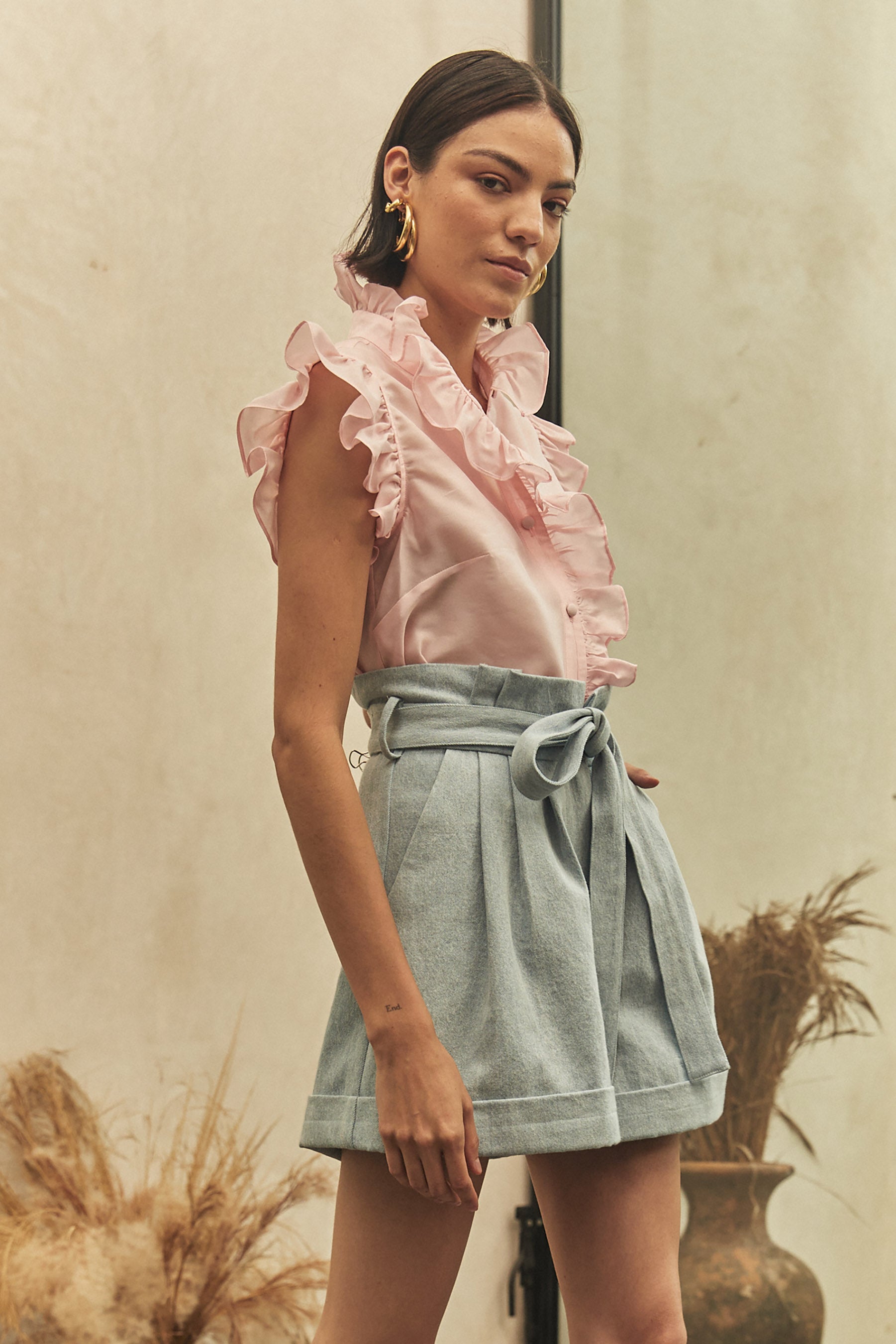 Marfa Top - Pink Organza