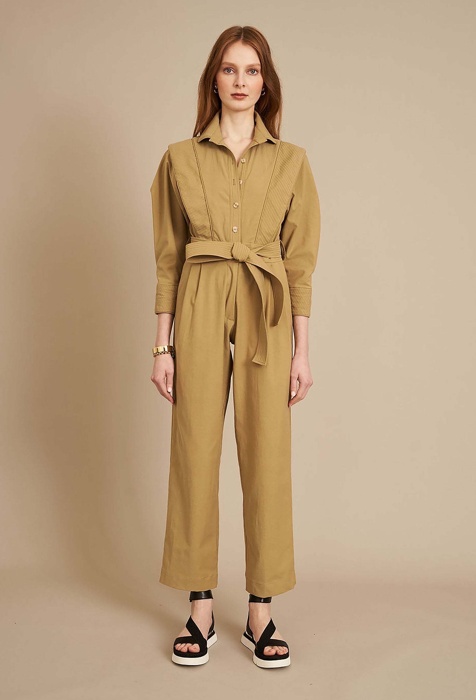 Amelia Jumpsuit - Khaki