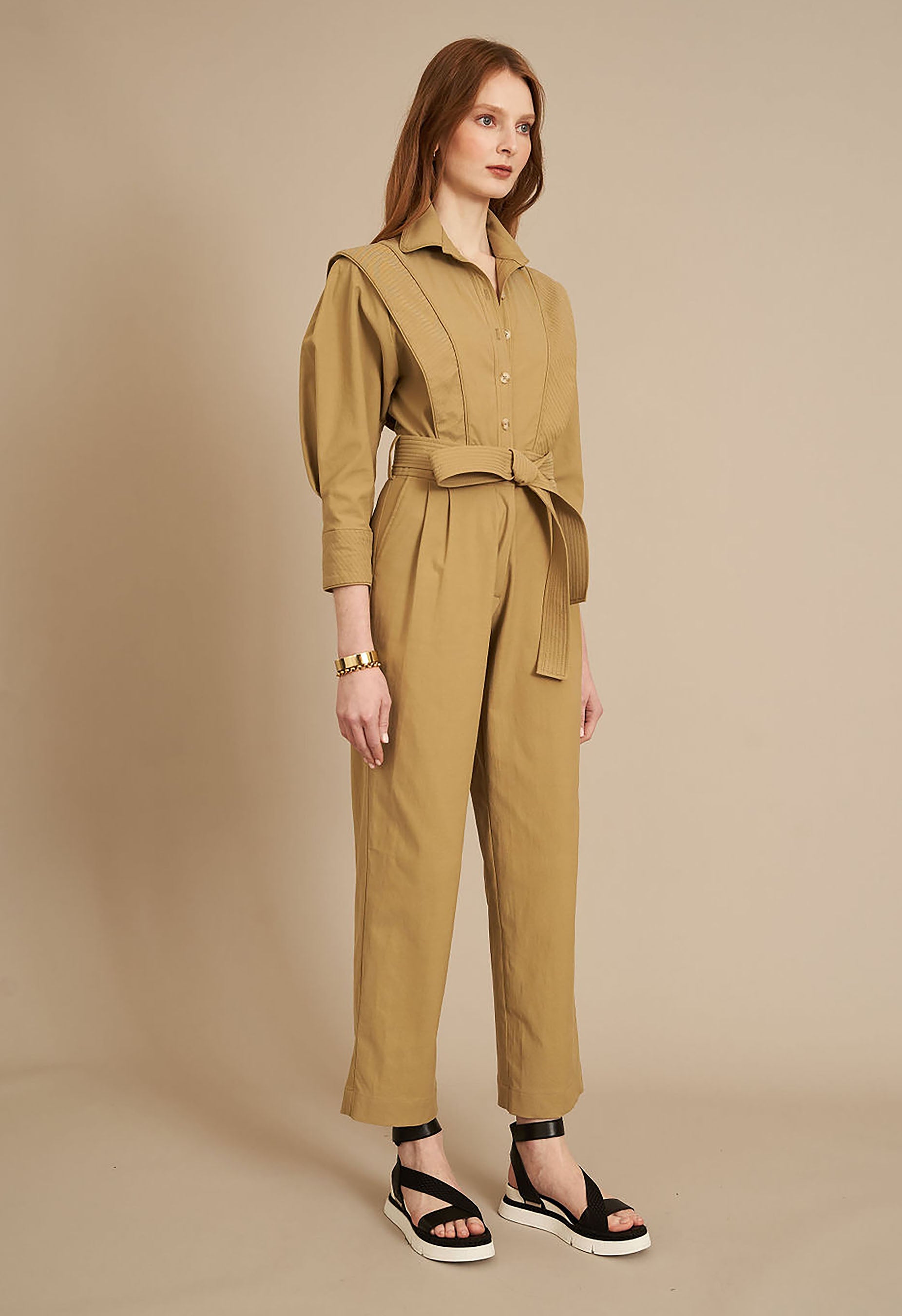 Amelia Jumpsuit - Khaki