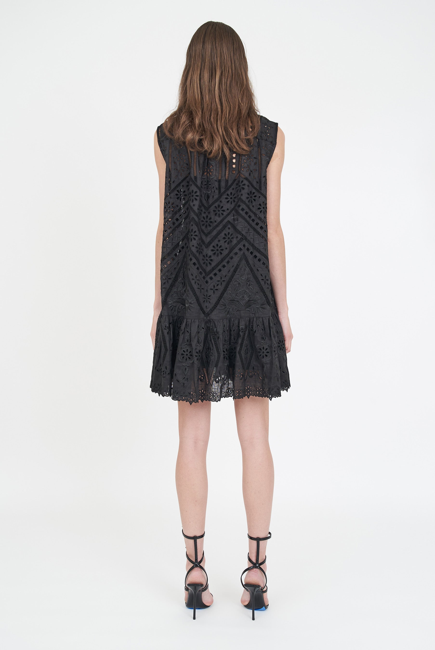 Emerson Dress - Black Embroidery