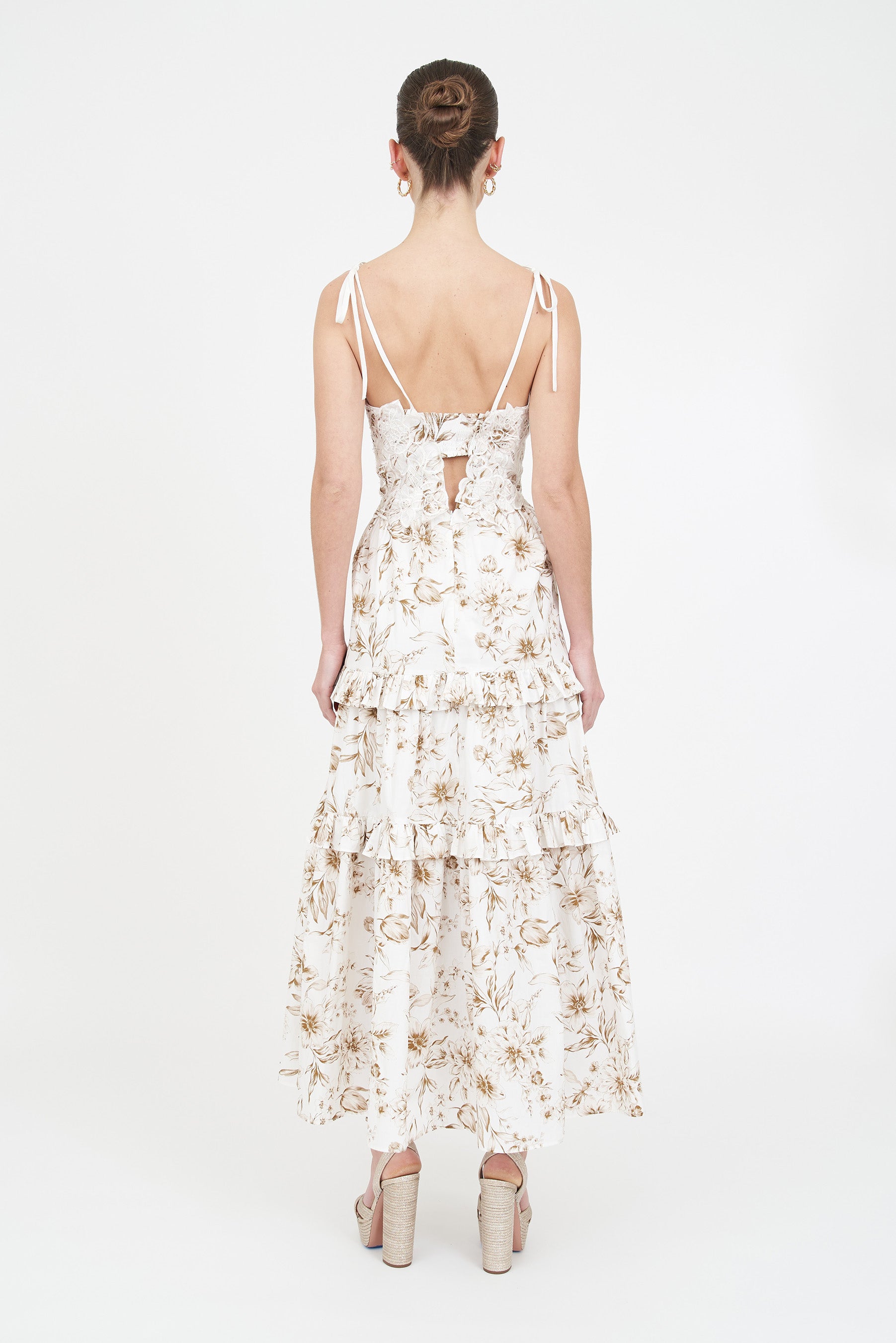 Sammi Dress - Ivory Magnolia