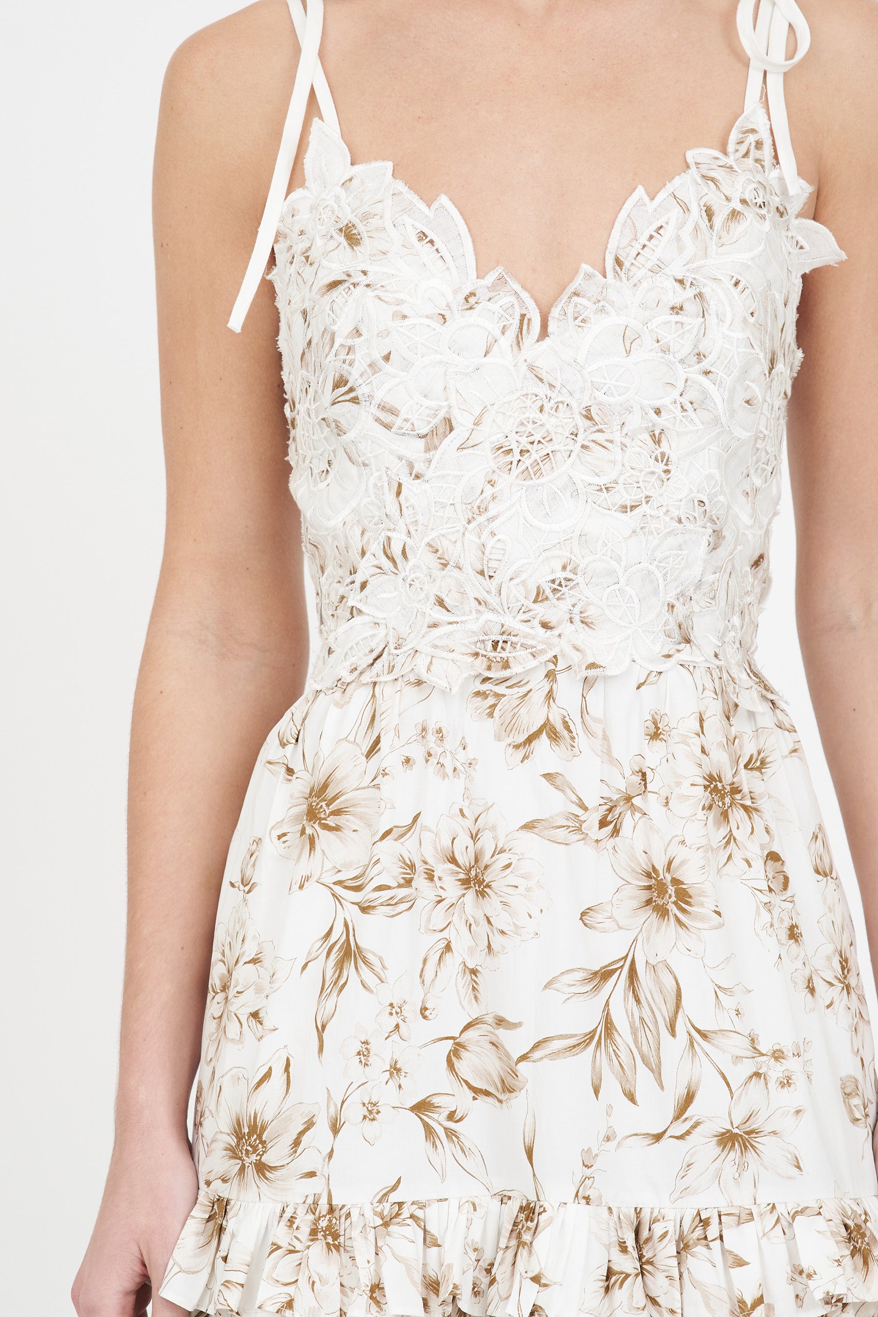 Sammi Dress - Ivory Magnolia