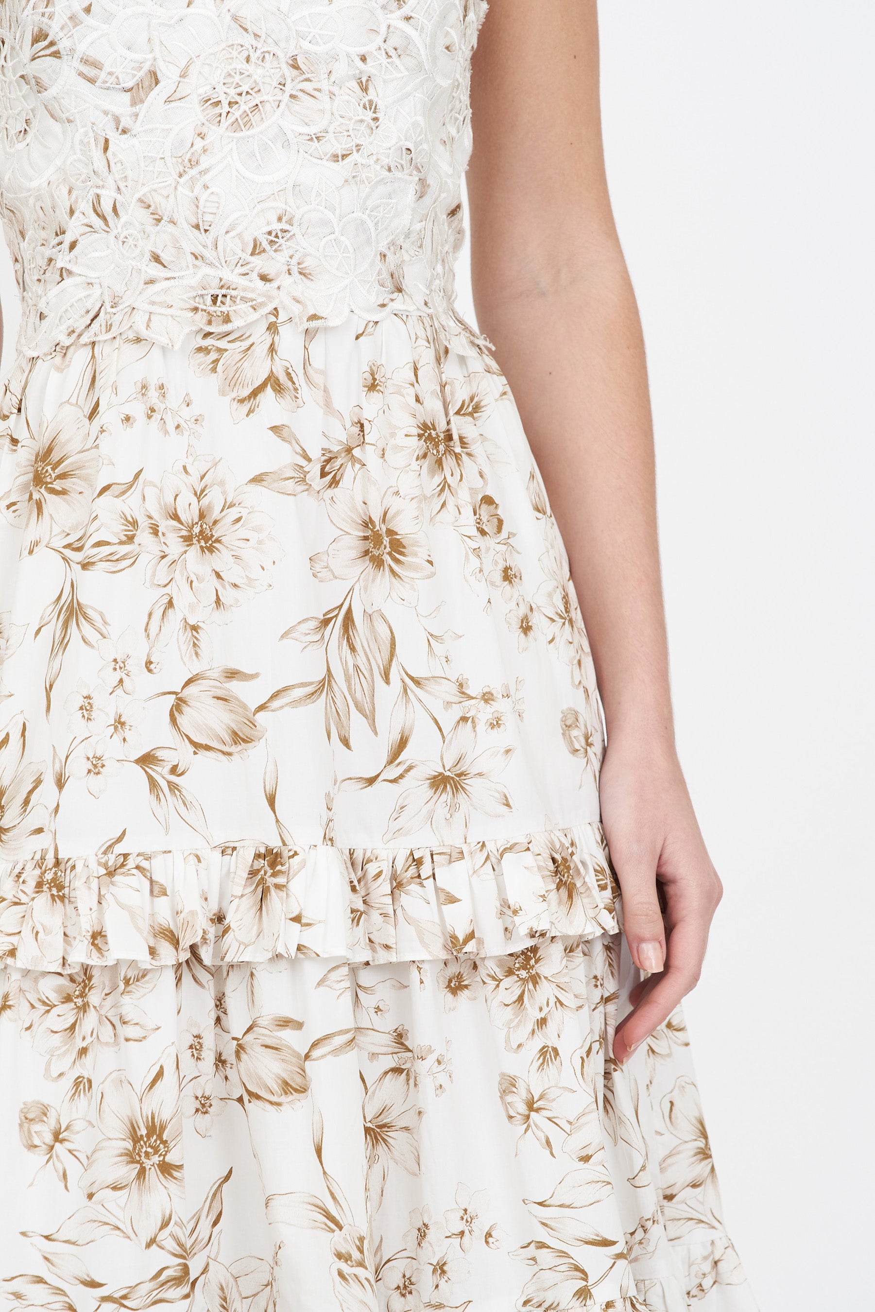 Sammi Dress - Ivory Magnolia