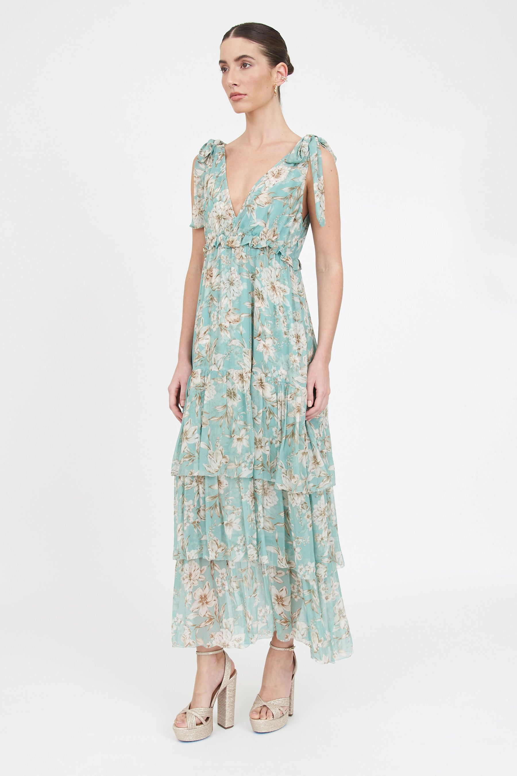 Alexa Dress - Turquoise Magnolia