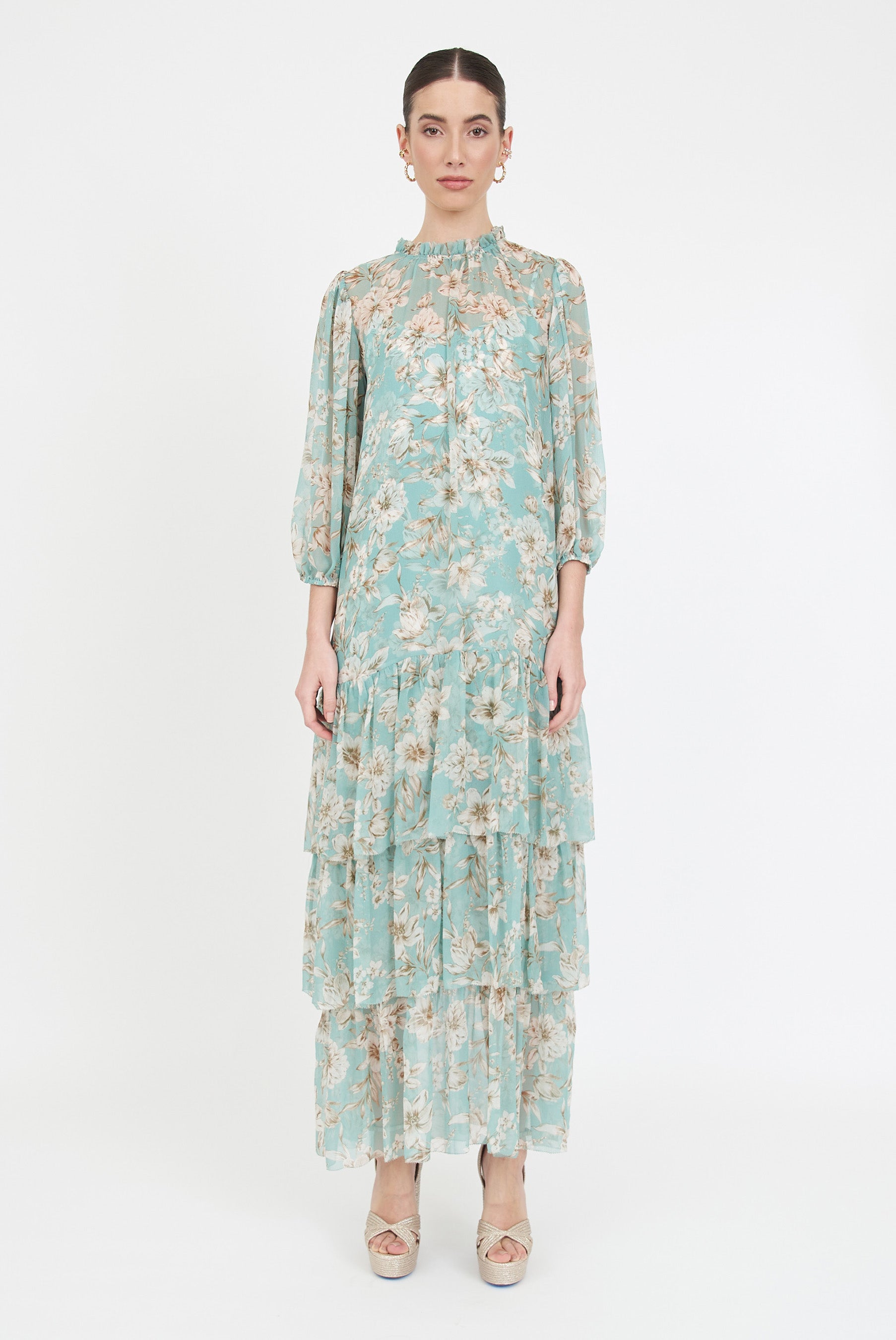 Sara Dress - Turquoise Magnolia
