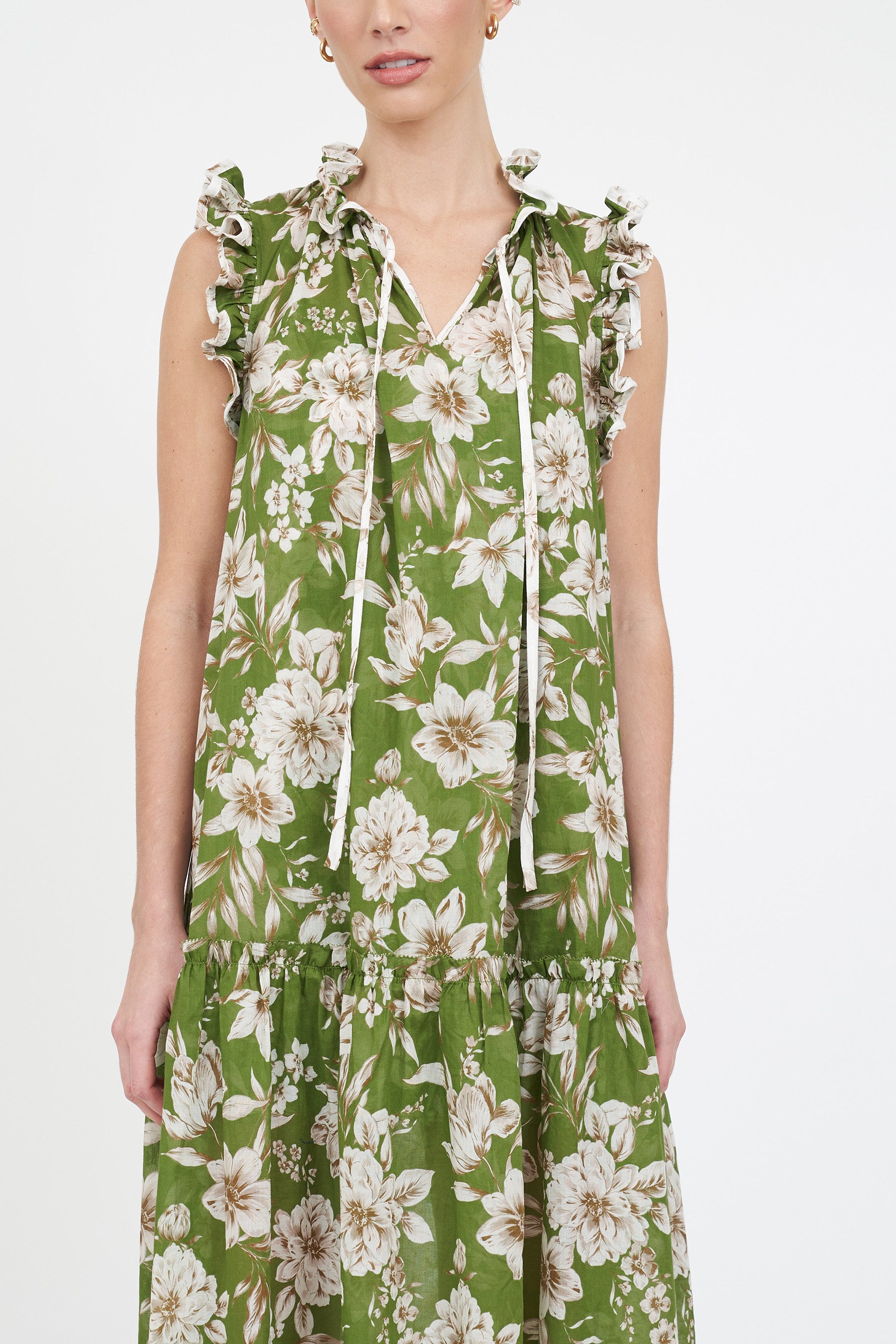 Camila Dress - Green Magnolia