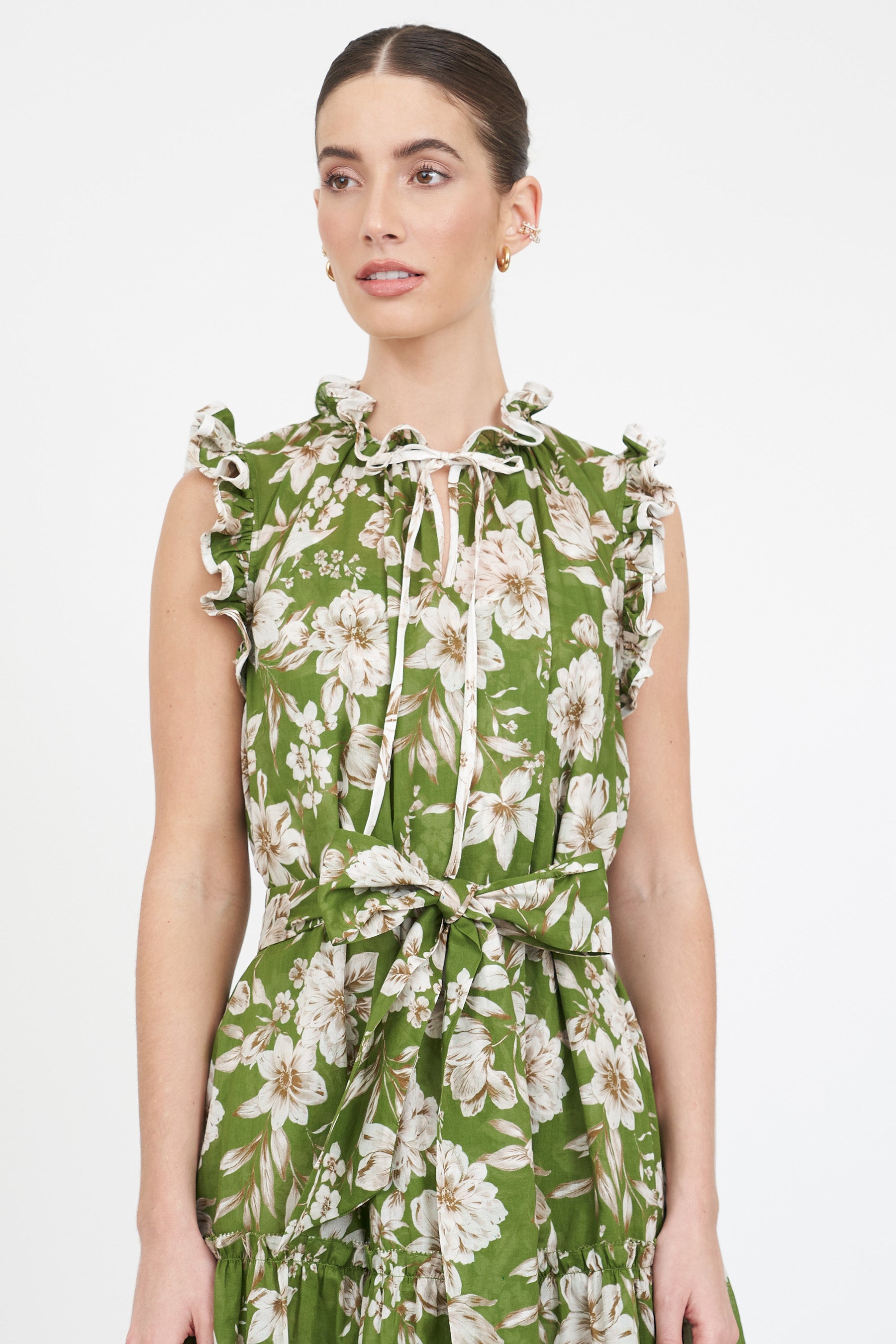 Camila Dress - Green Magnolia
