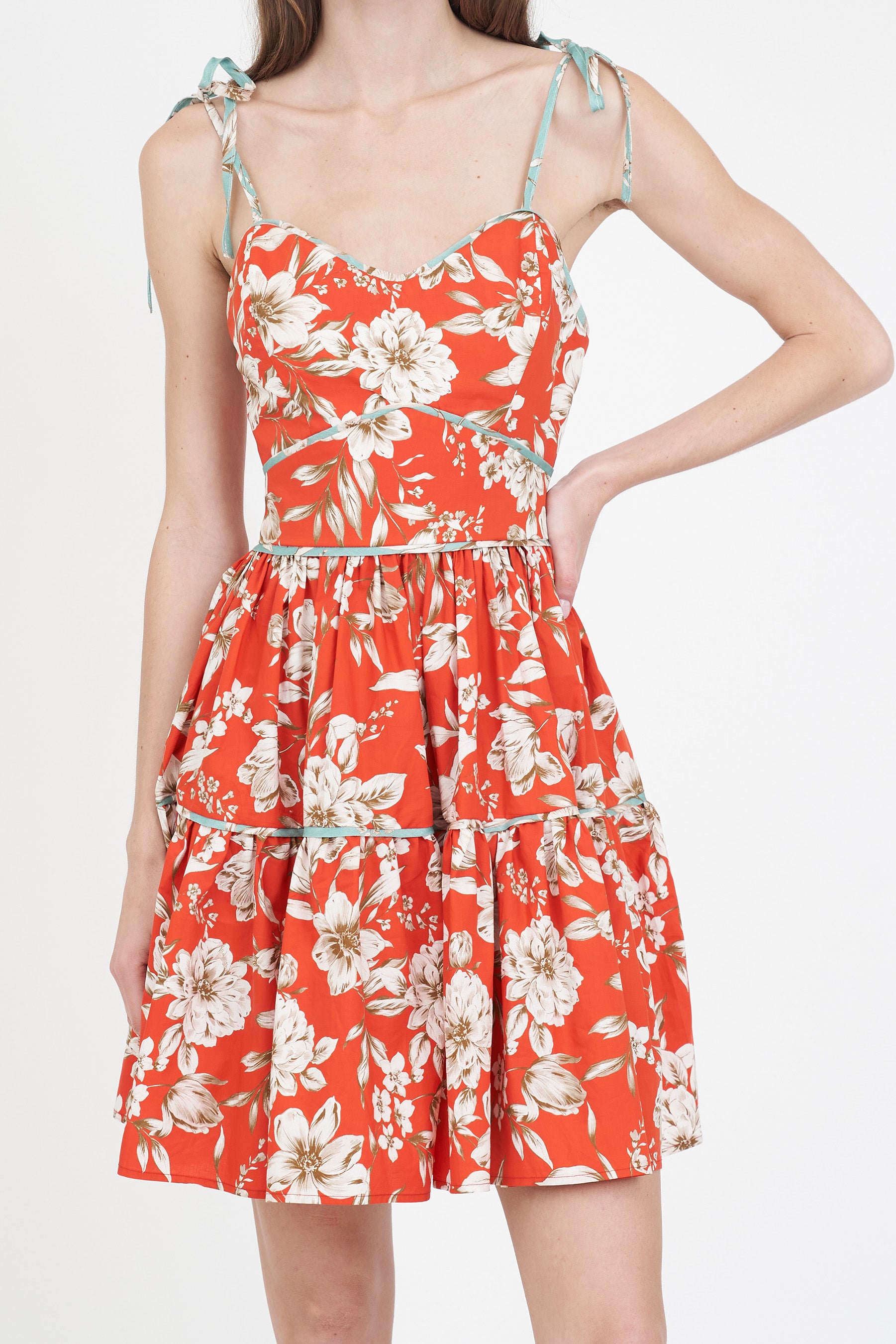 Aurelia Dress - Red Magnolia