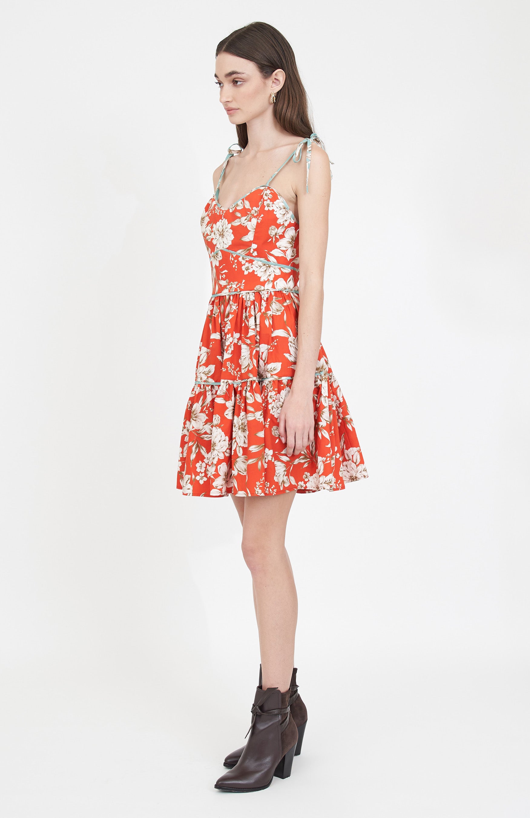 Aurelia Dress - Red Magnolia