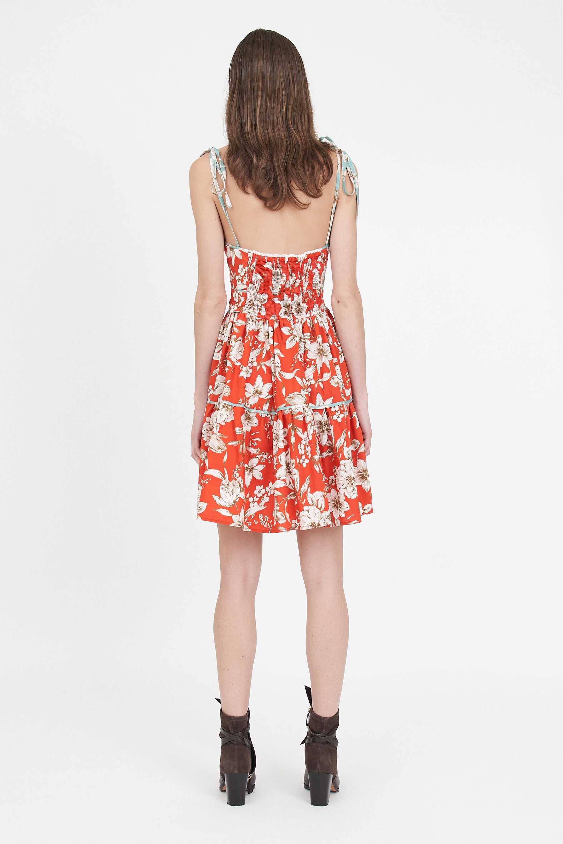 Aurelia Dress - Red Magnolia