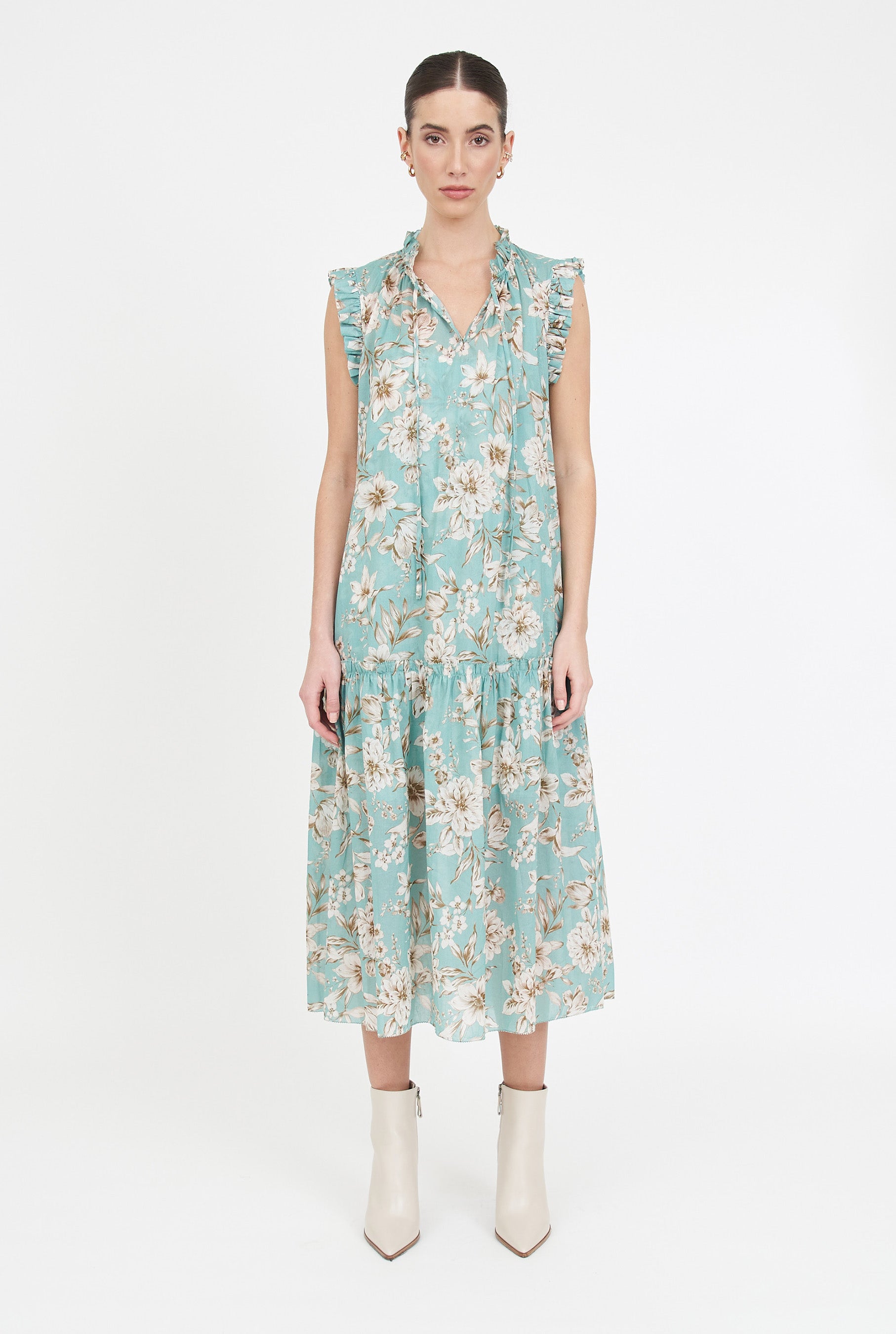 Willow Dress - Turquoise Magnolia