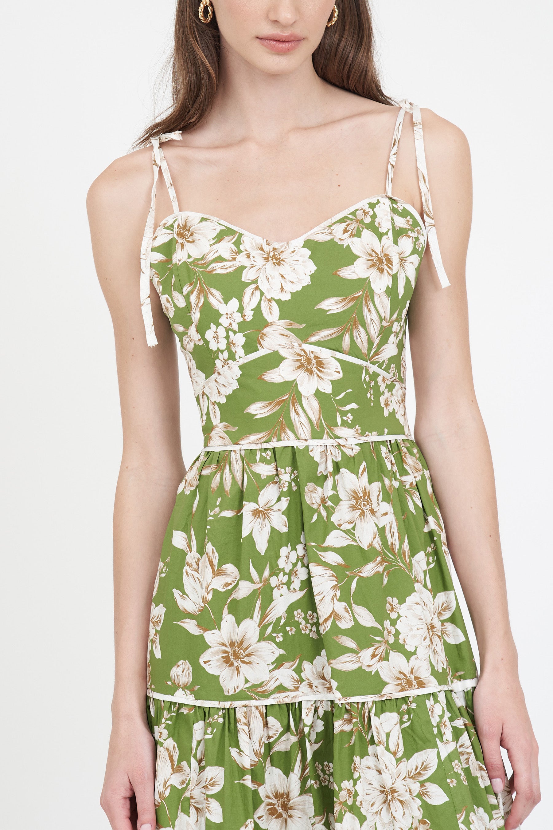 Saphina Dress - Green Magnolia